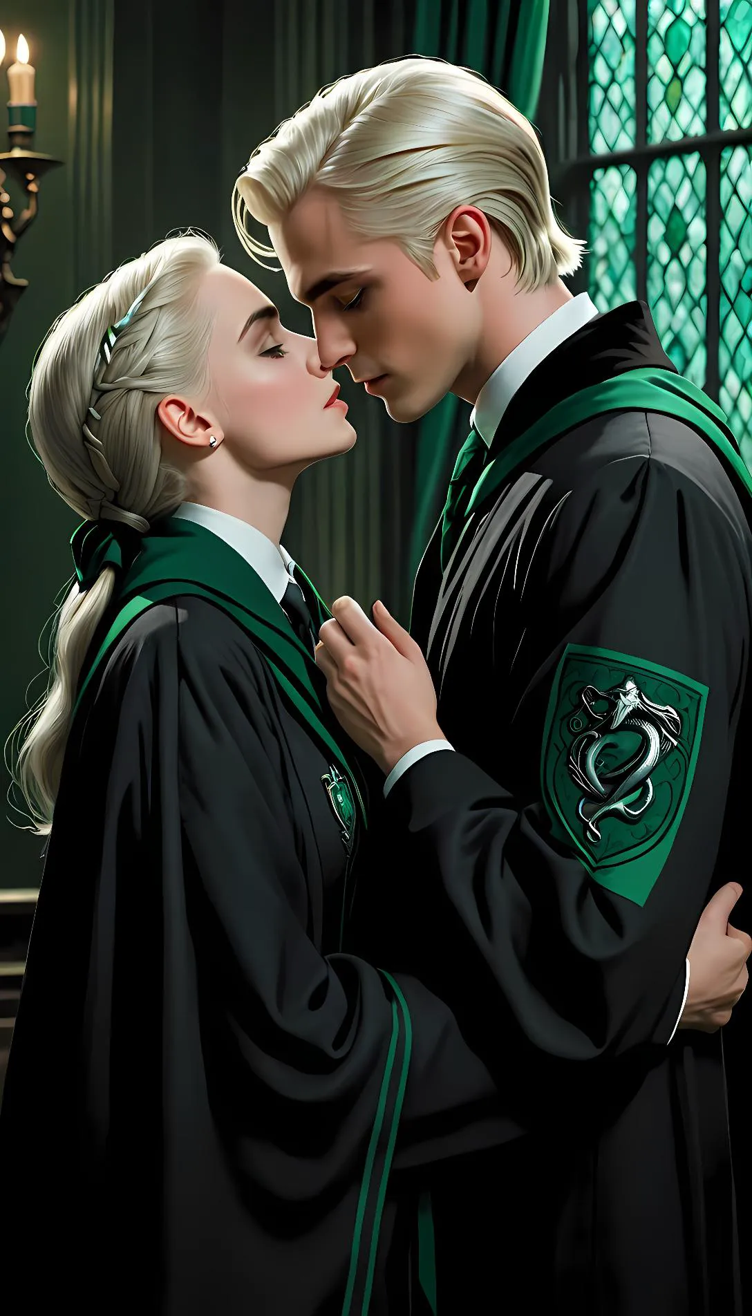 Museland-Kissing Draco-romantic-Kissing