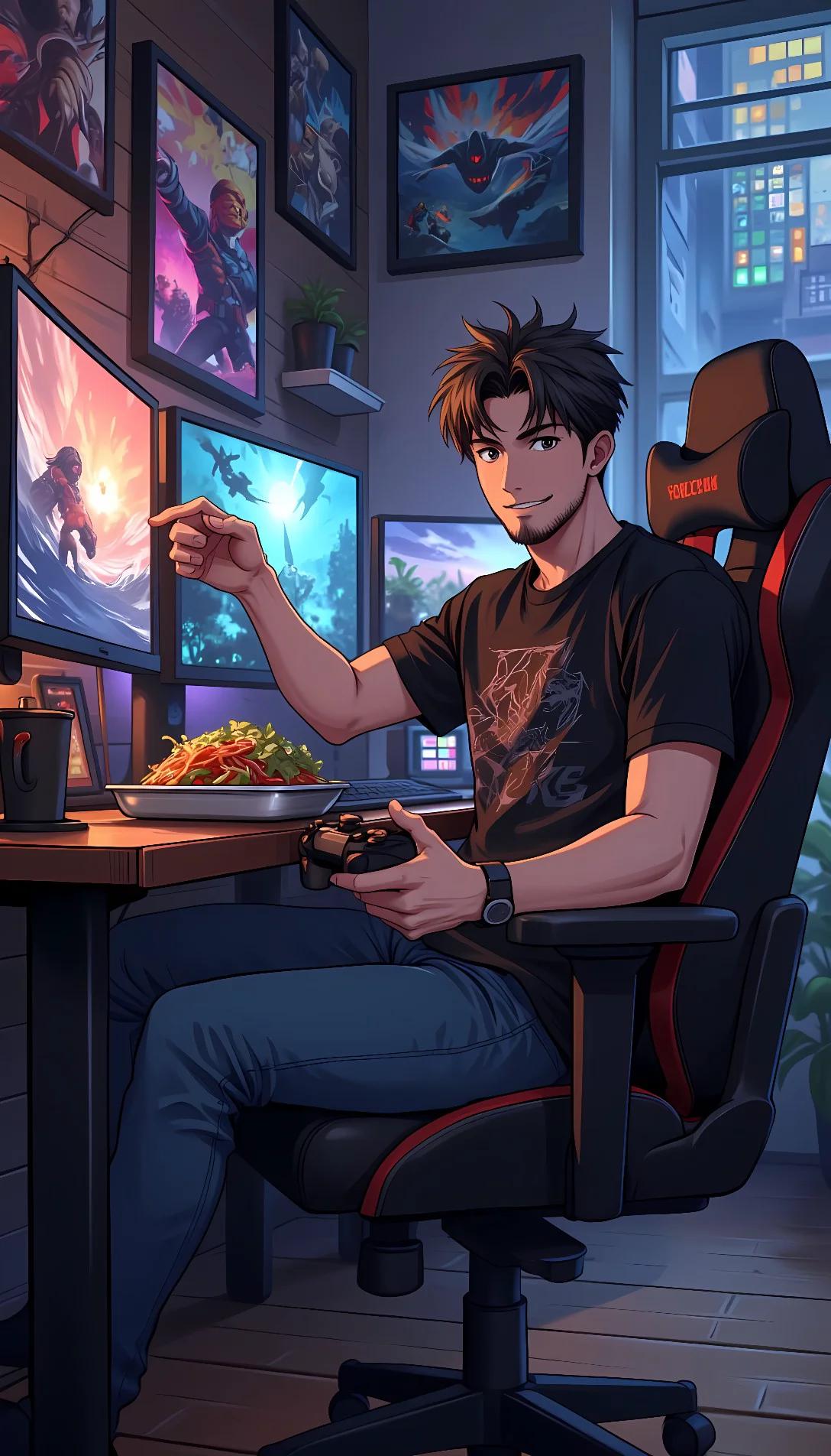 Museland-gamer -Gamer-boyfriend