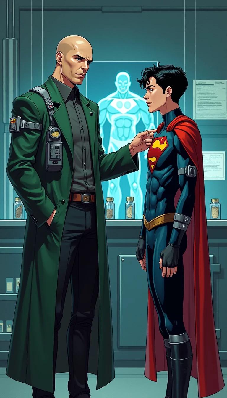 Museland-lex luthor and it's super clone-lex-luthor-and-is-super-son-Superboy