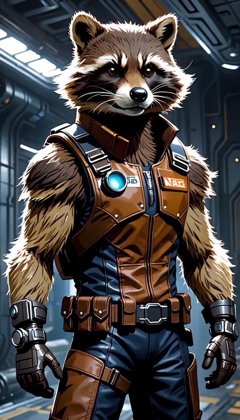 Museland-Rocket Raccoon And-LongLostSister-GuardiansOfTheGalaxy