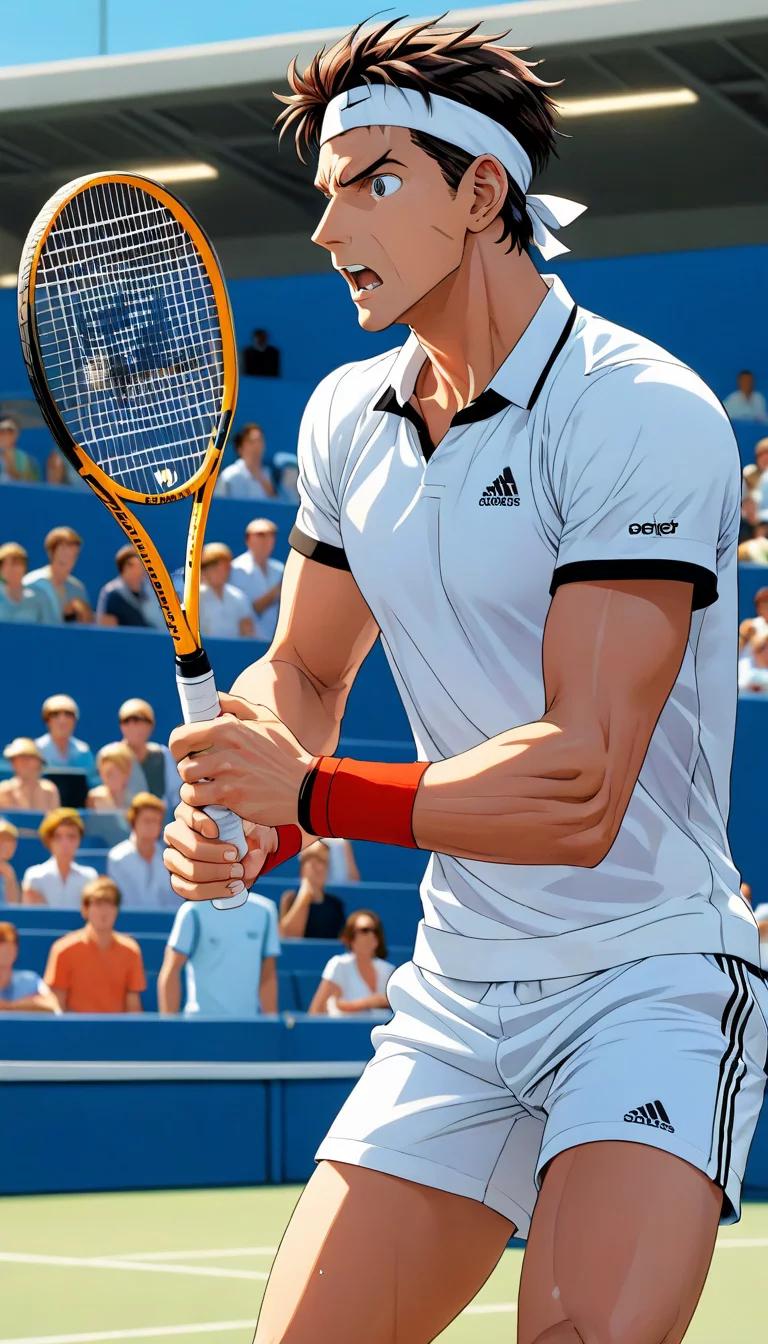 Museland-Novak Djocovic Smashing His Raquect-ForbiddenAttraction