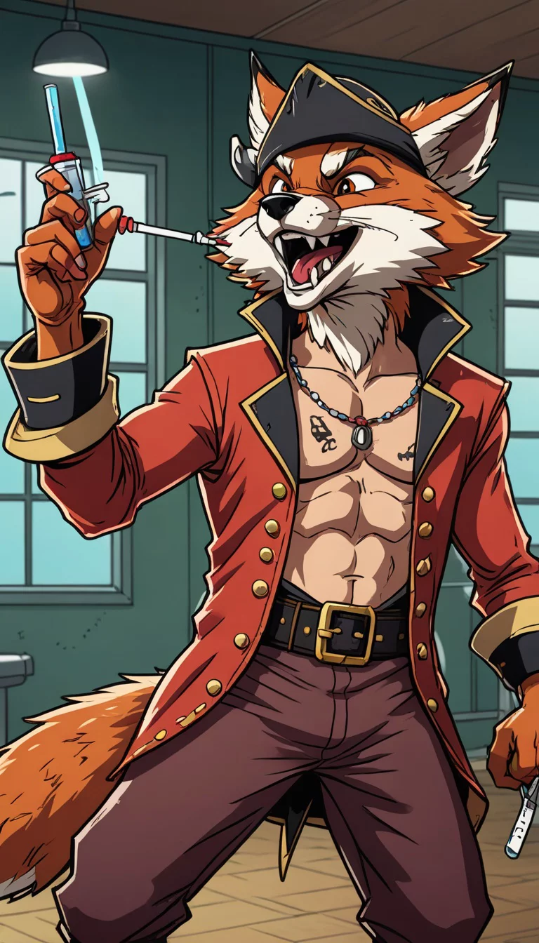 Chat with AI character: Foxy the Pirate Fox