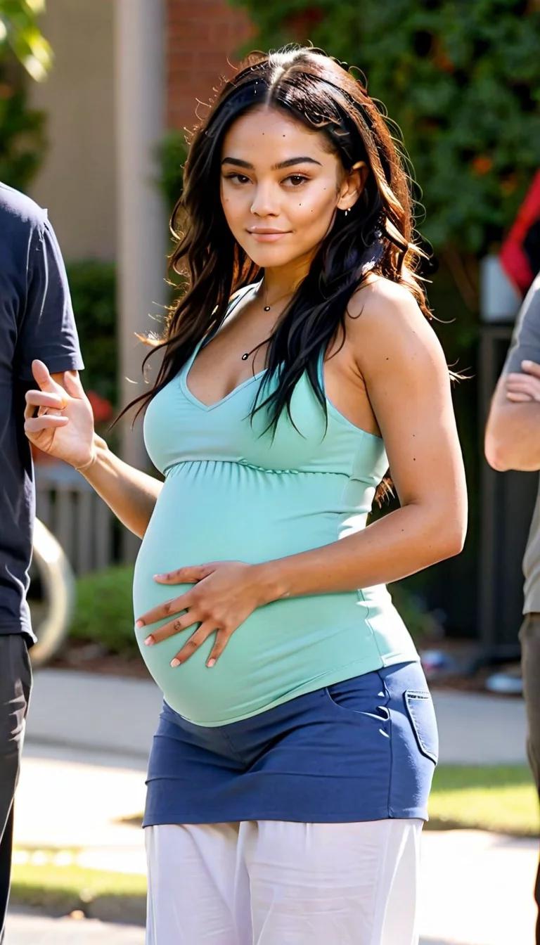 Museland-Pregnant Vanessa Hudgens-SurrealPregnancy