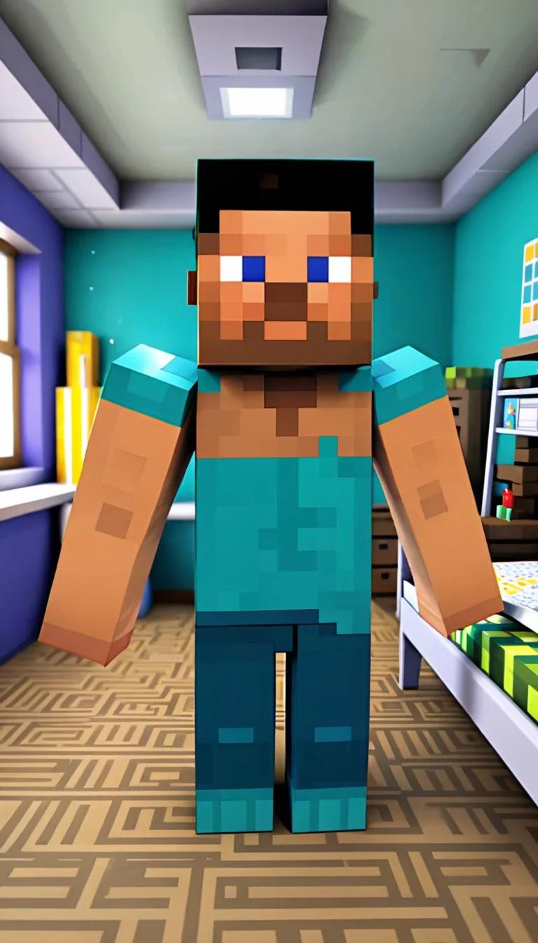 Chat with AI character: Minecraft Steve