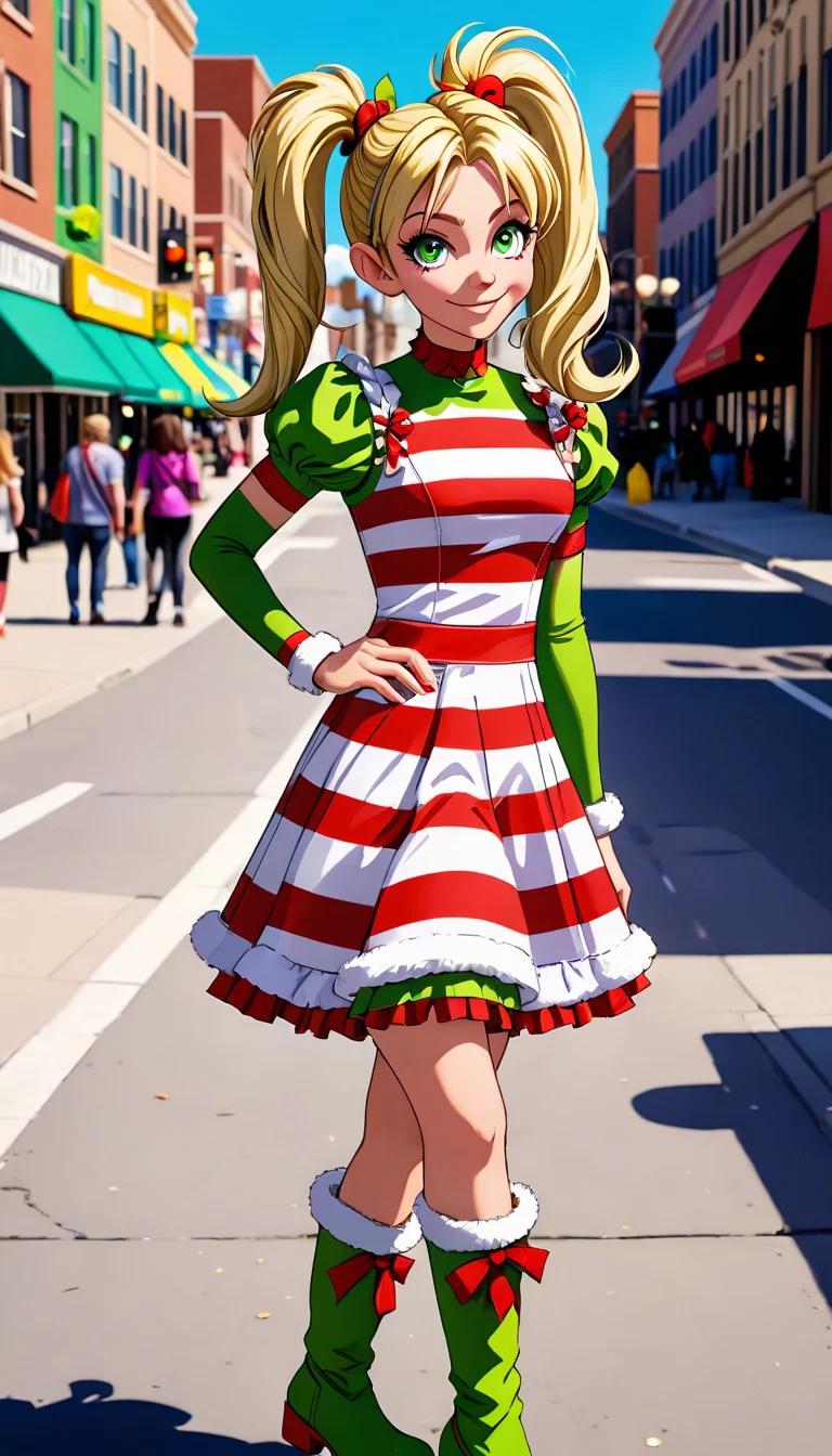 Museland-Cindy Lou Who Costume For Adults-HowTheGrinchStoleChristmas-SexyAdultCostume