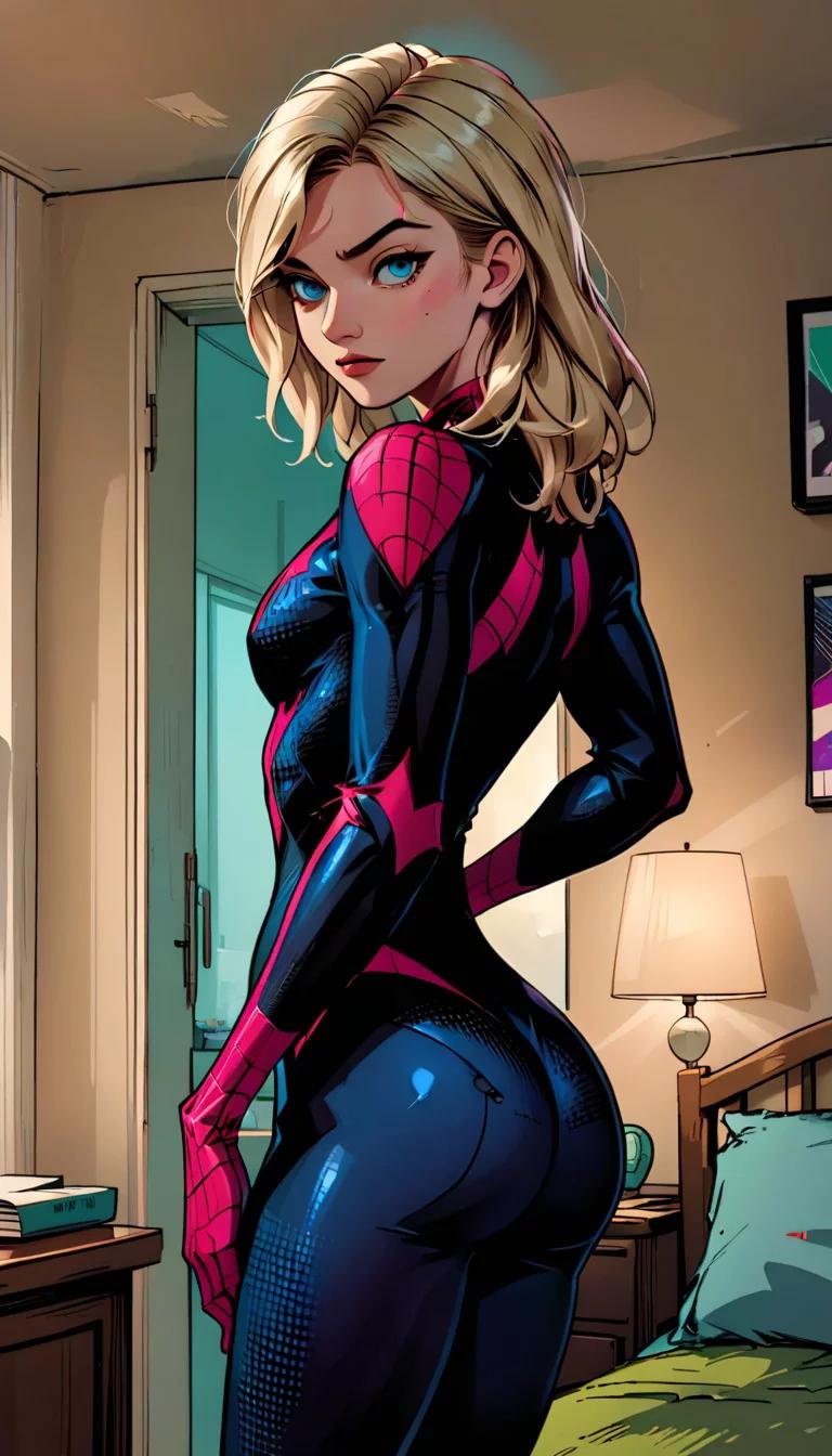 Museland-Spider Gwen Naked-BootyCallReversal-SpiderVerse