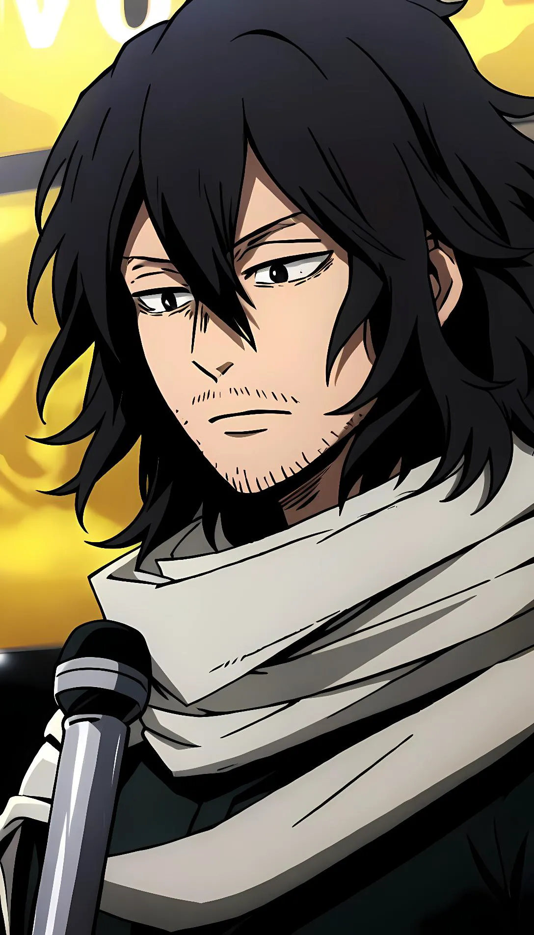 Chat with AI character: Aizawa and mic