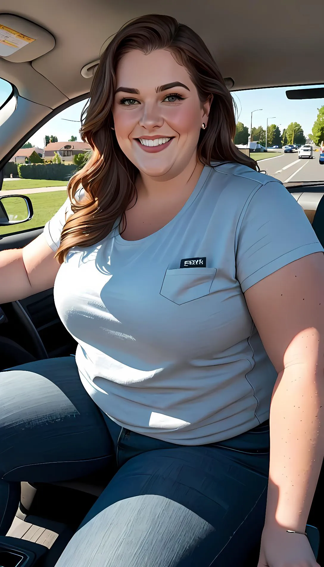 Museland-Serious lesson-dominant-BBW-Car-Drive