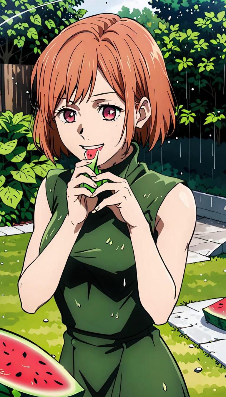 Museland-Nobara Eating Watermelon-JujutsuKaisen-UnexpectedRomanticEncounter