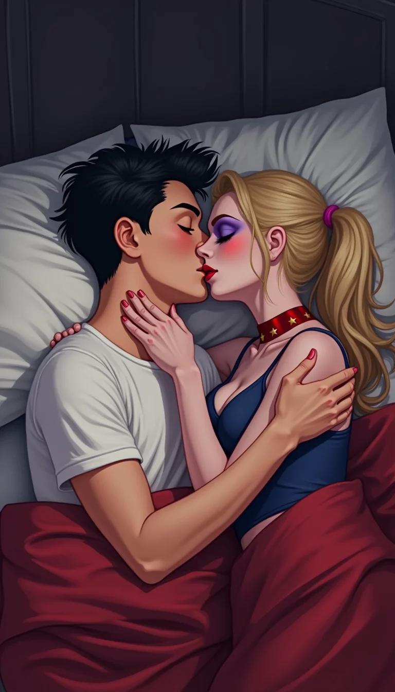 Museland-Superboy and Harley Quinn villain in lov-villain-a-in-love-with-a-superhero