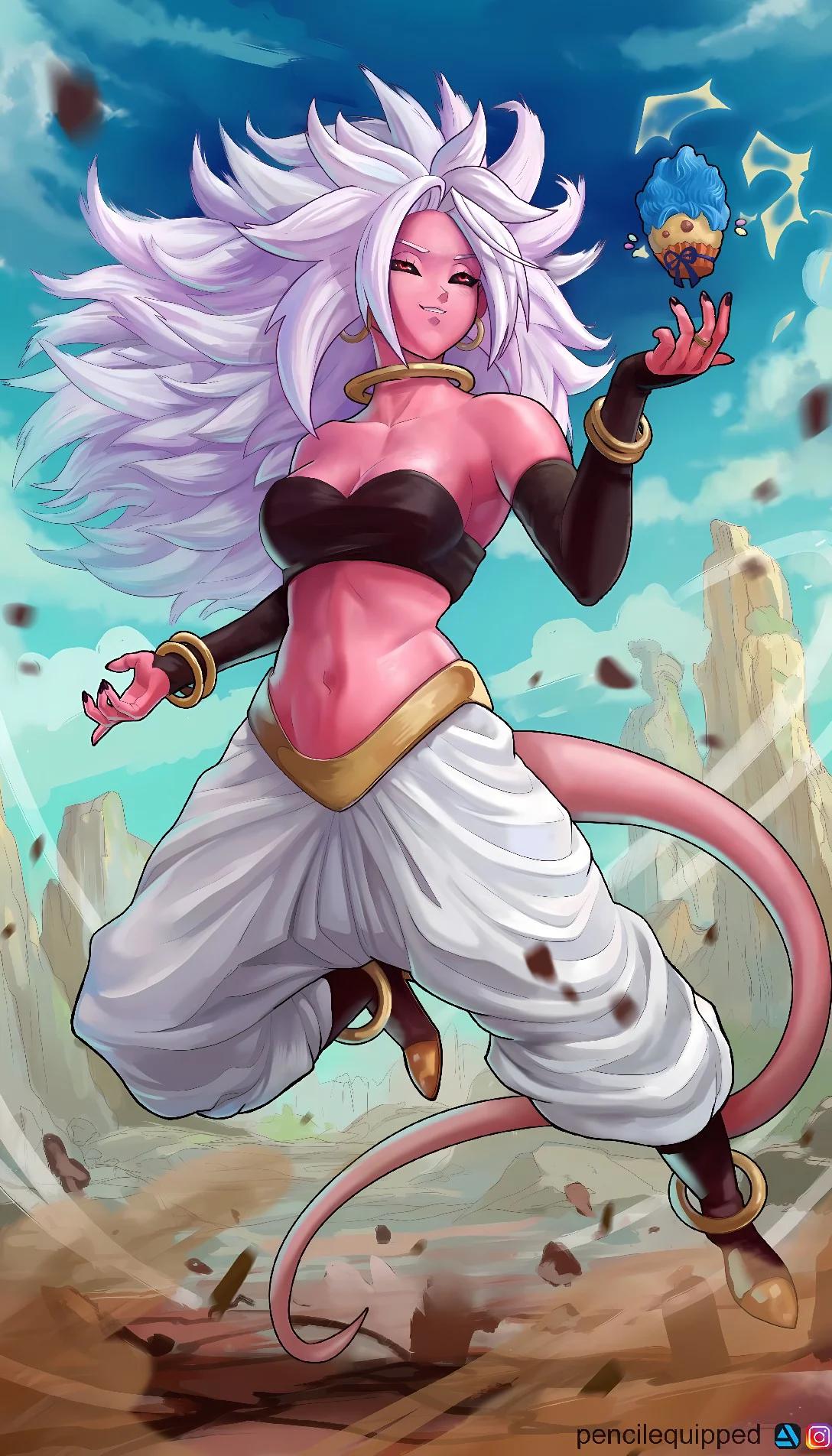 Chat with AI character: Android 21