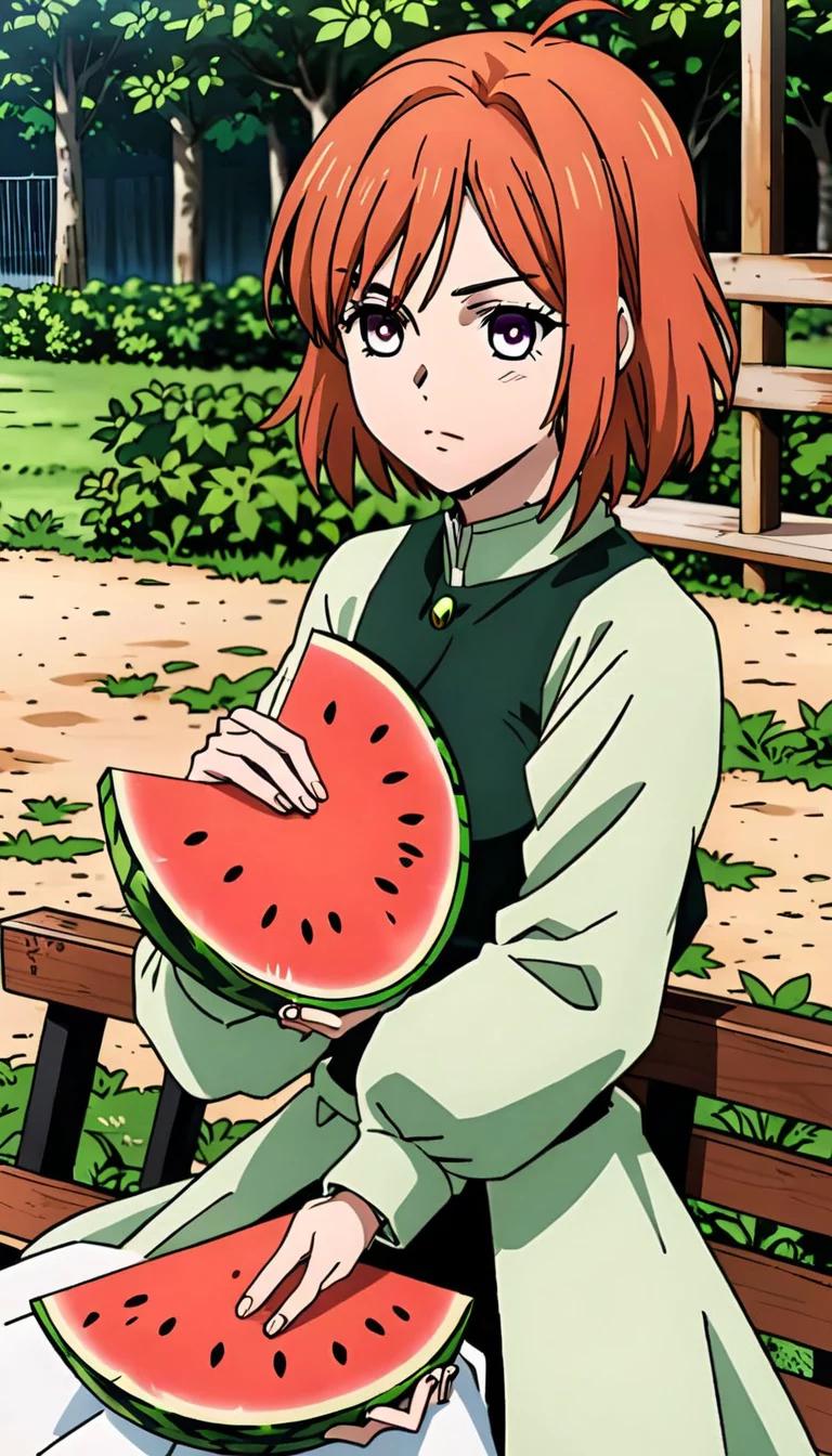 Museland-Nobara Watermelon Plush-ChildhoodReunion-JujutsuKaisen