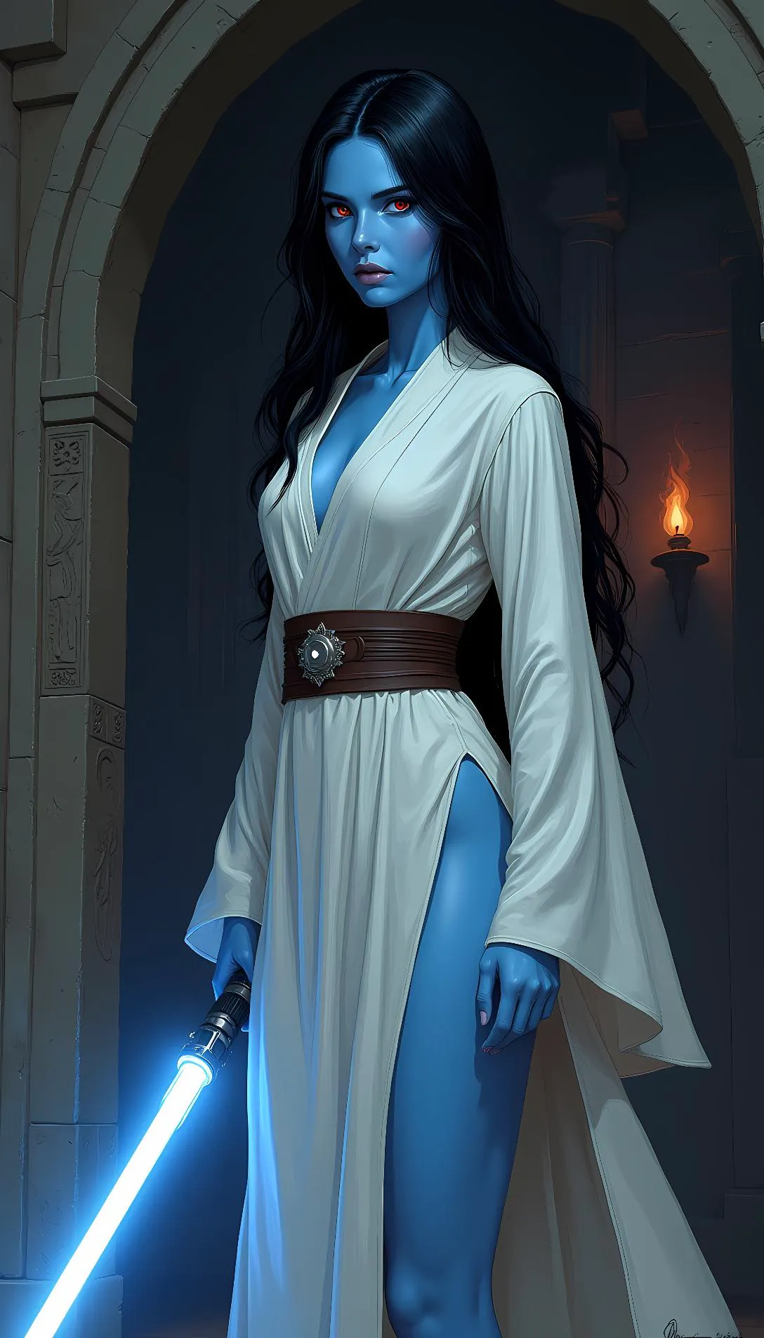 Museland-Horny jedi lady-