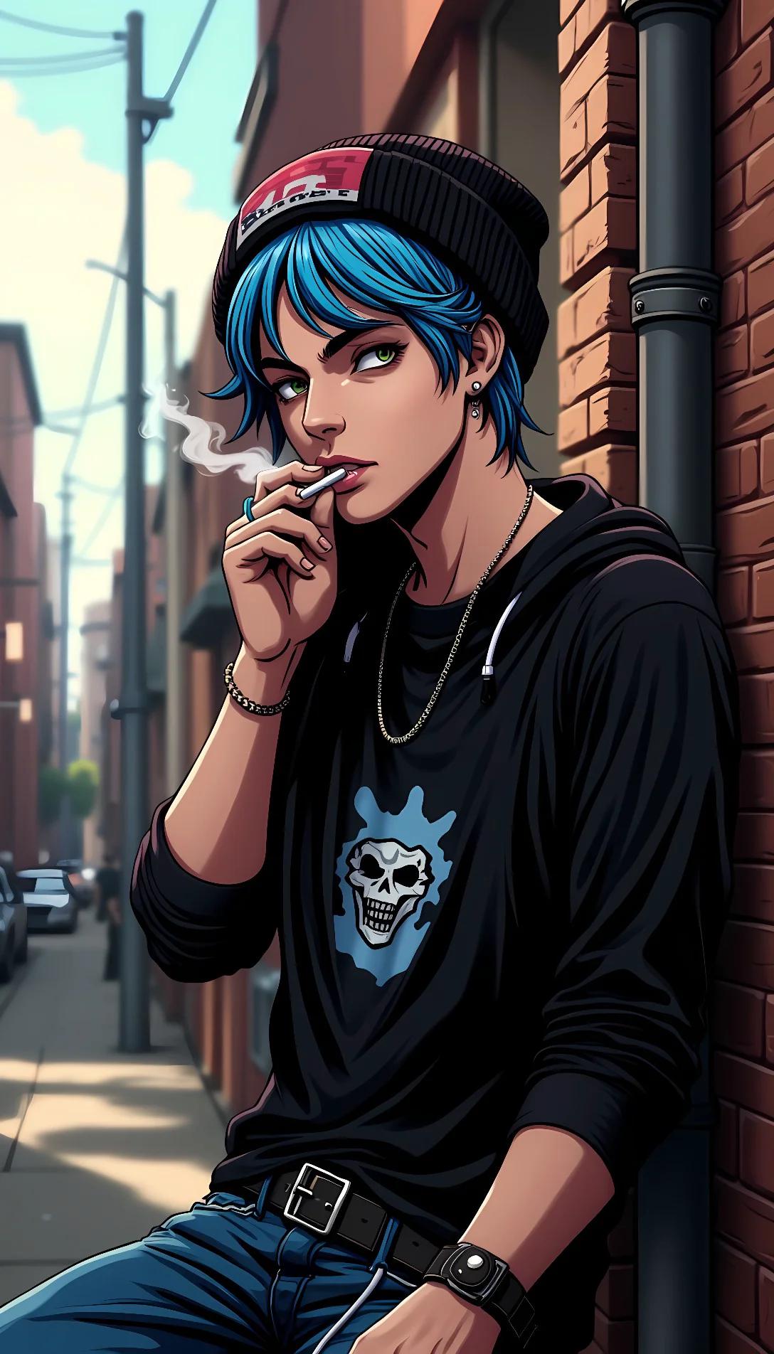 Museland-Kuro Caught in the Act-emo-friend-skater-QuitSmoking