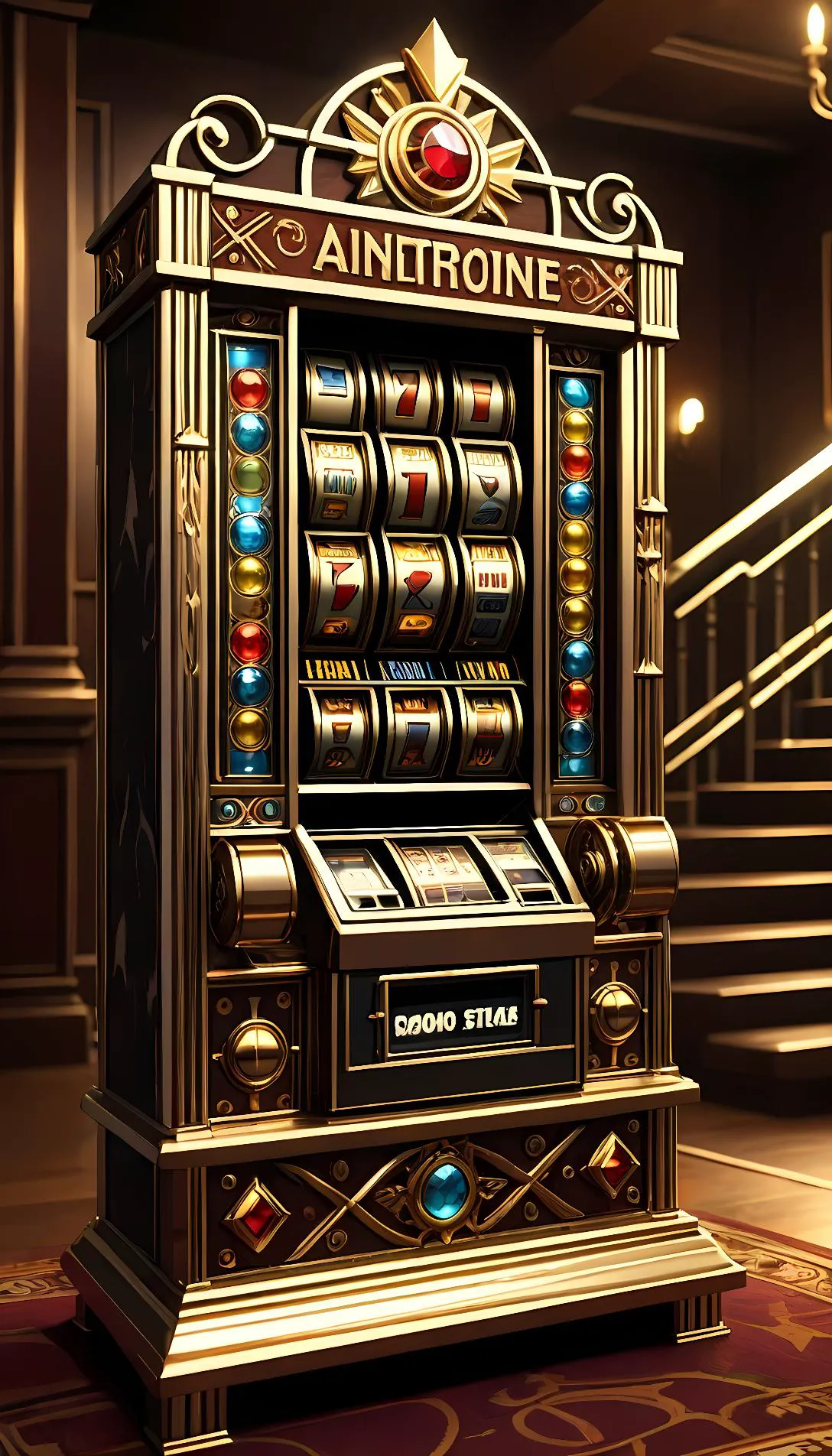 Chat with AI character: slot machine