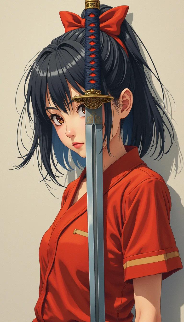 Museland-Katana Wall Mount 3 Print-BeautifulWallflower