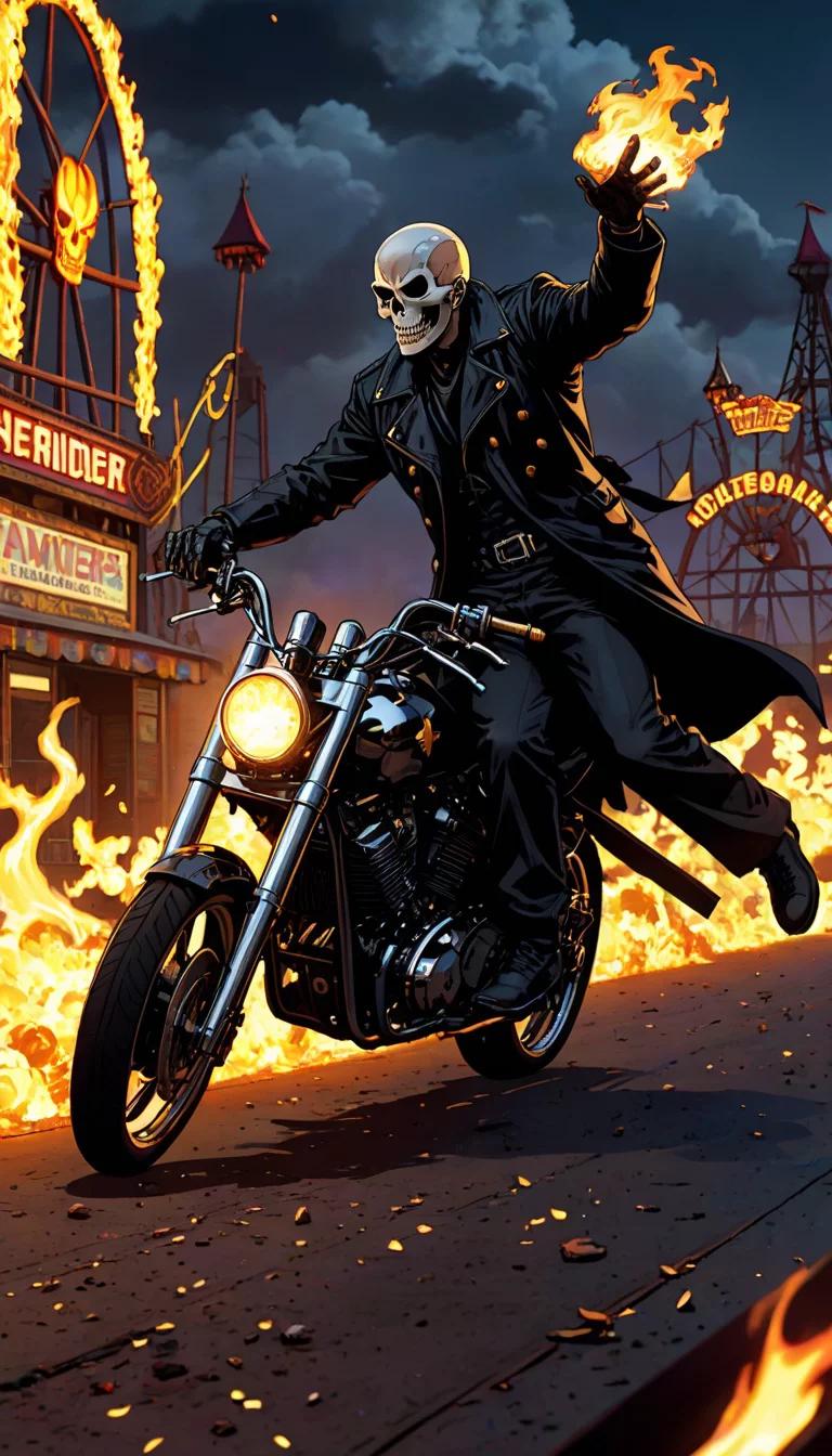 Chat with AI character: ghost rider