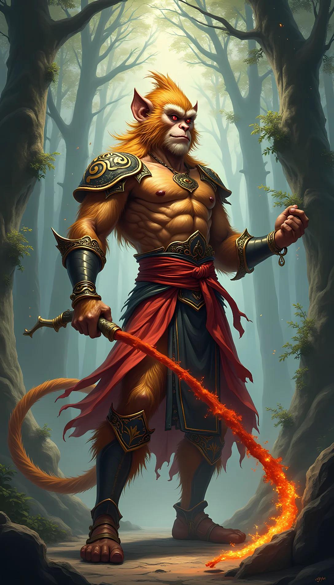 Museland-Wukong Should You Keep Pulling On The Whip-JourneyToTheWest-YoureMySlaveNow