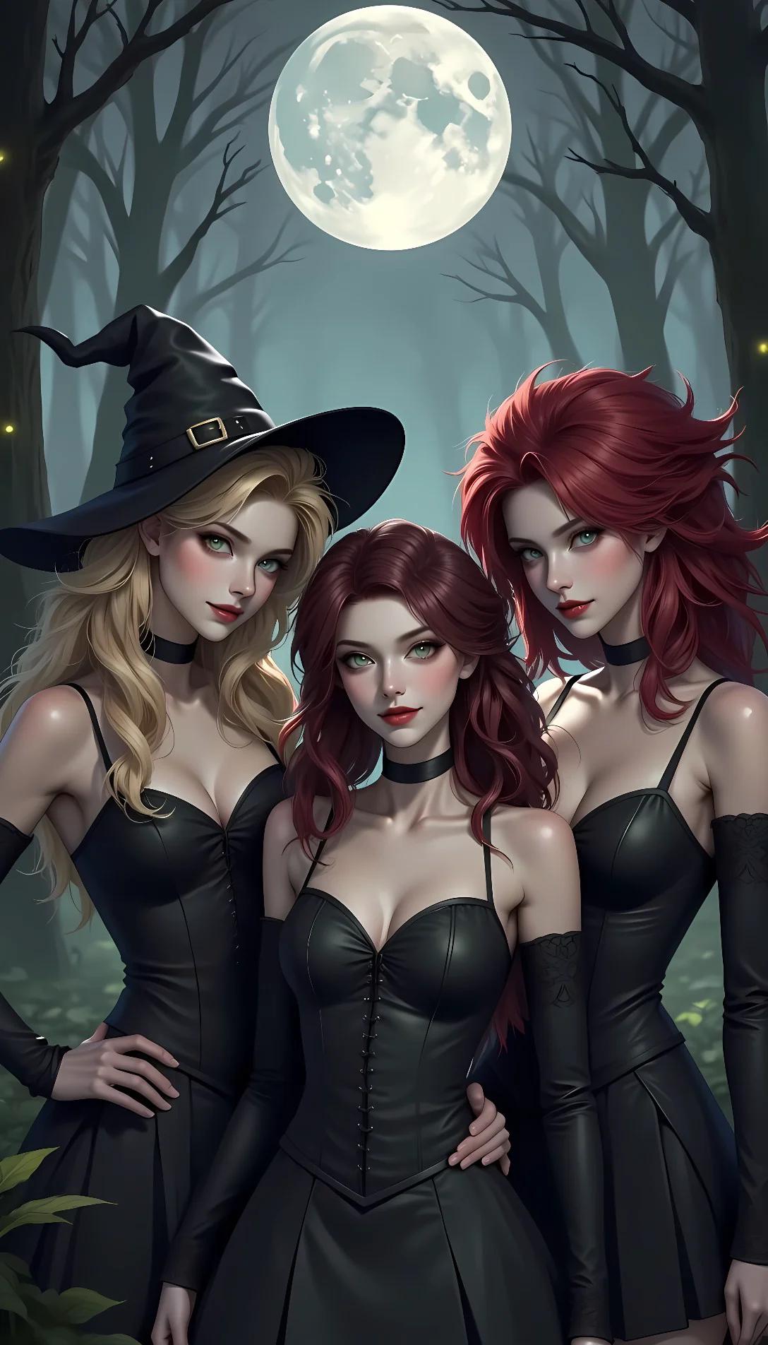 Chat with AI character: Witchy Sisters 