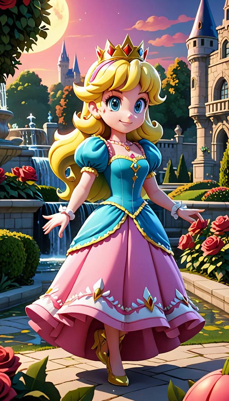 Chat with AI character: Princess Peach and Bowser Jr.