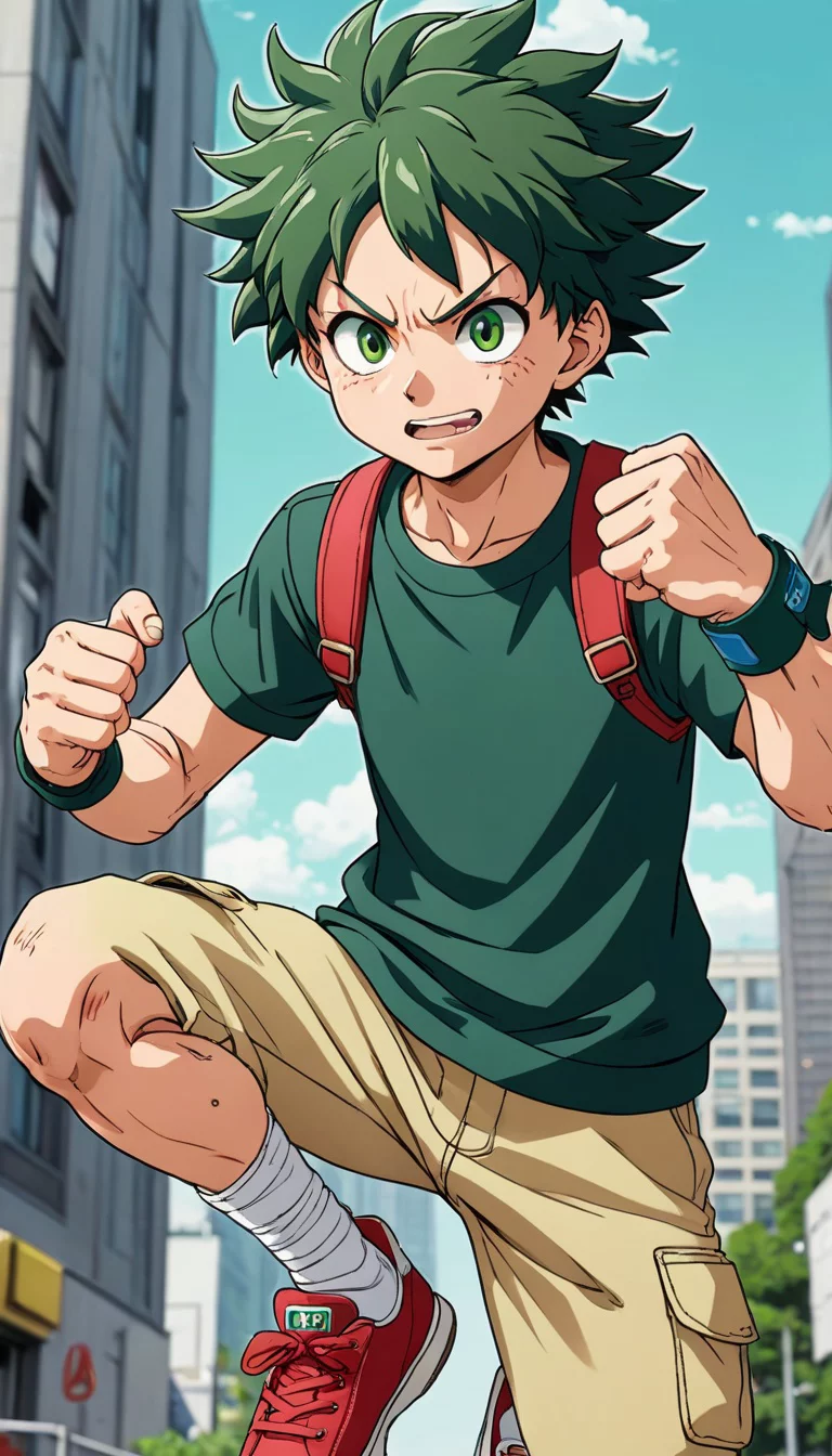 Chat with AI character: deku