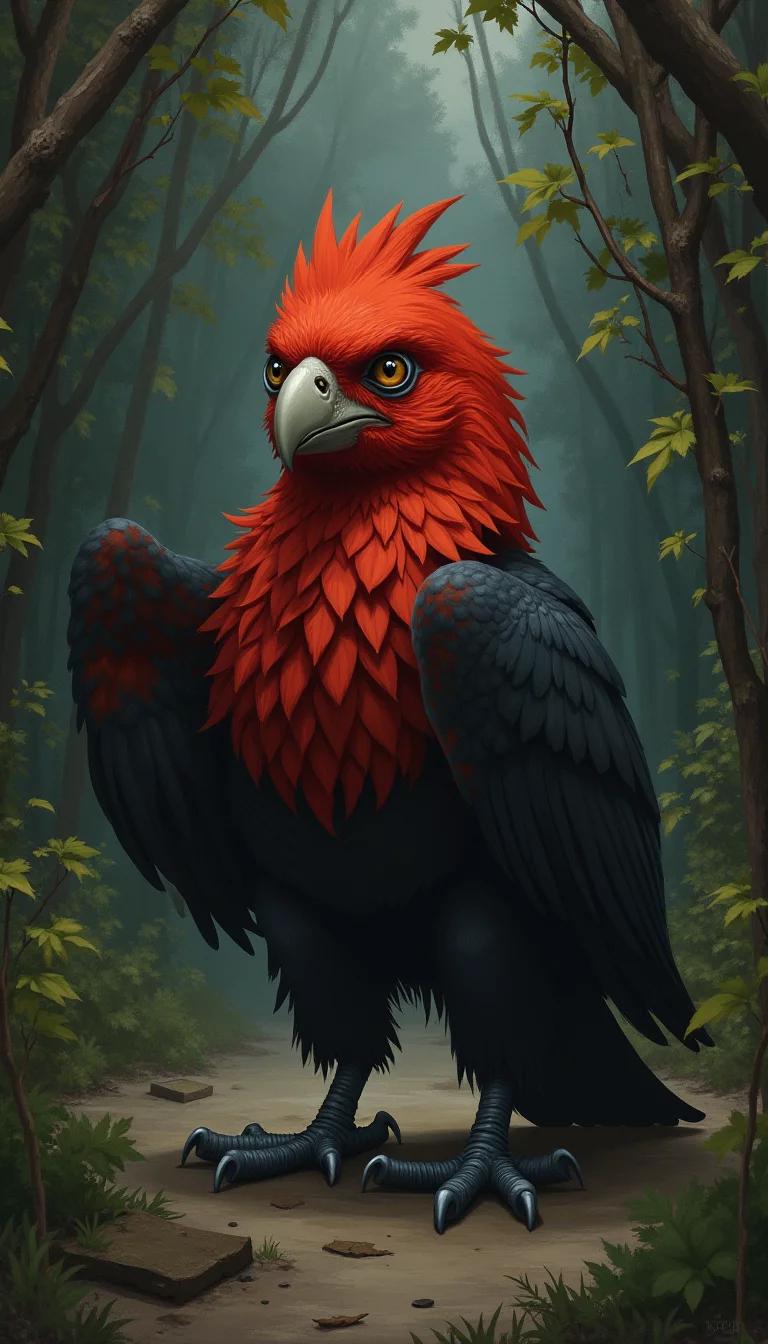 Museland-Bird With Red Head-ReincarnationParadox