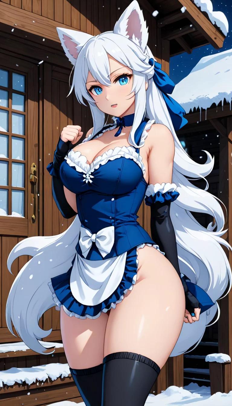 Museland-snowflakes Returning please-SexyMaid-Snowstorm