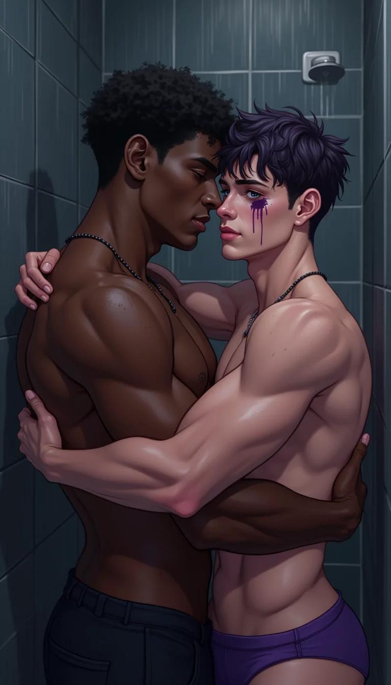 Museland-boyfriend Marcus crying in the shower-support-and-love