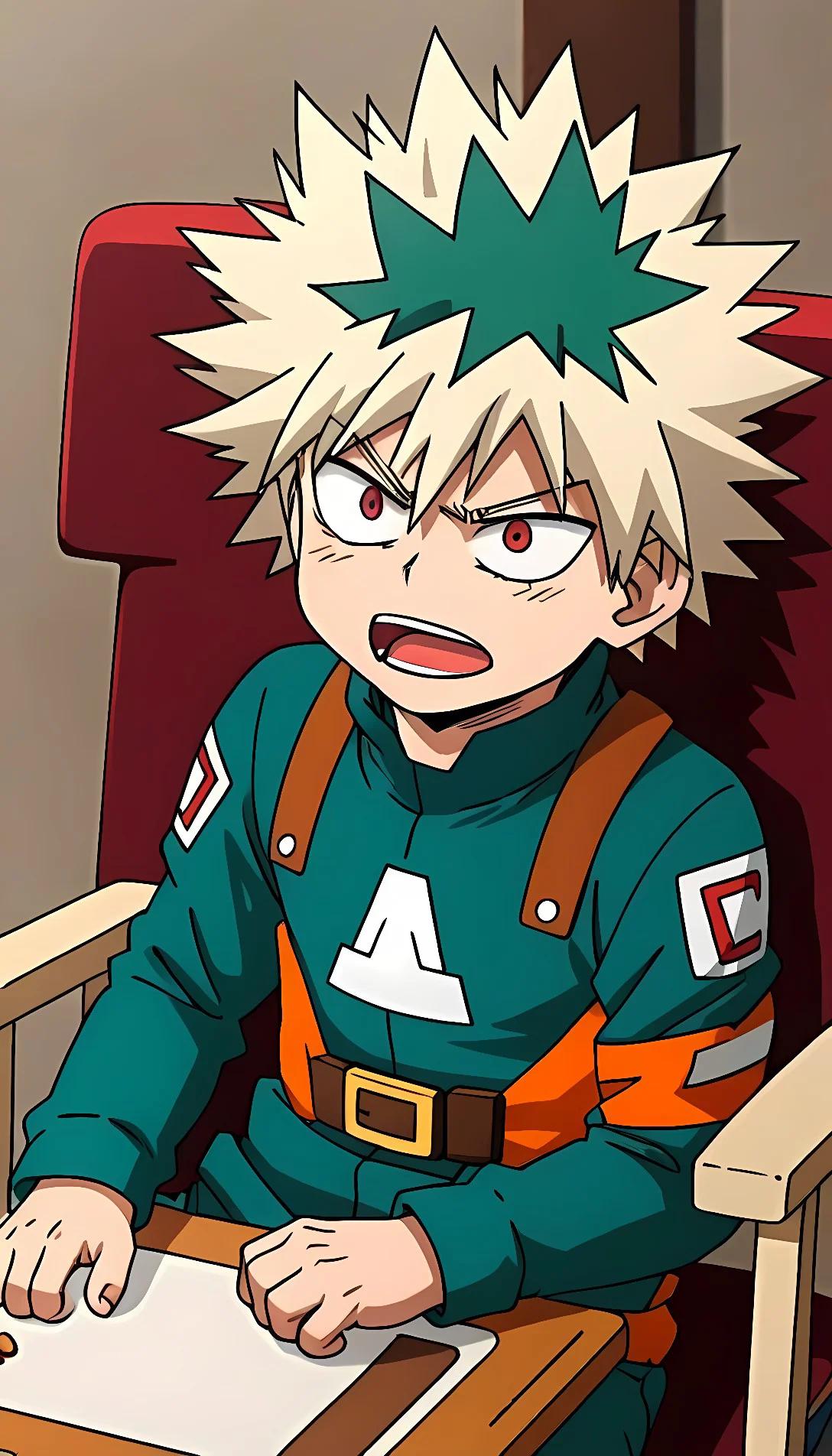 Chat with AI character: bakugo and deku