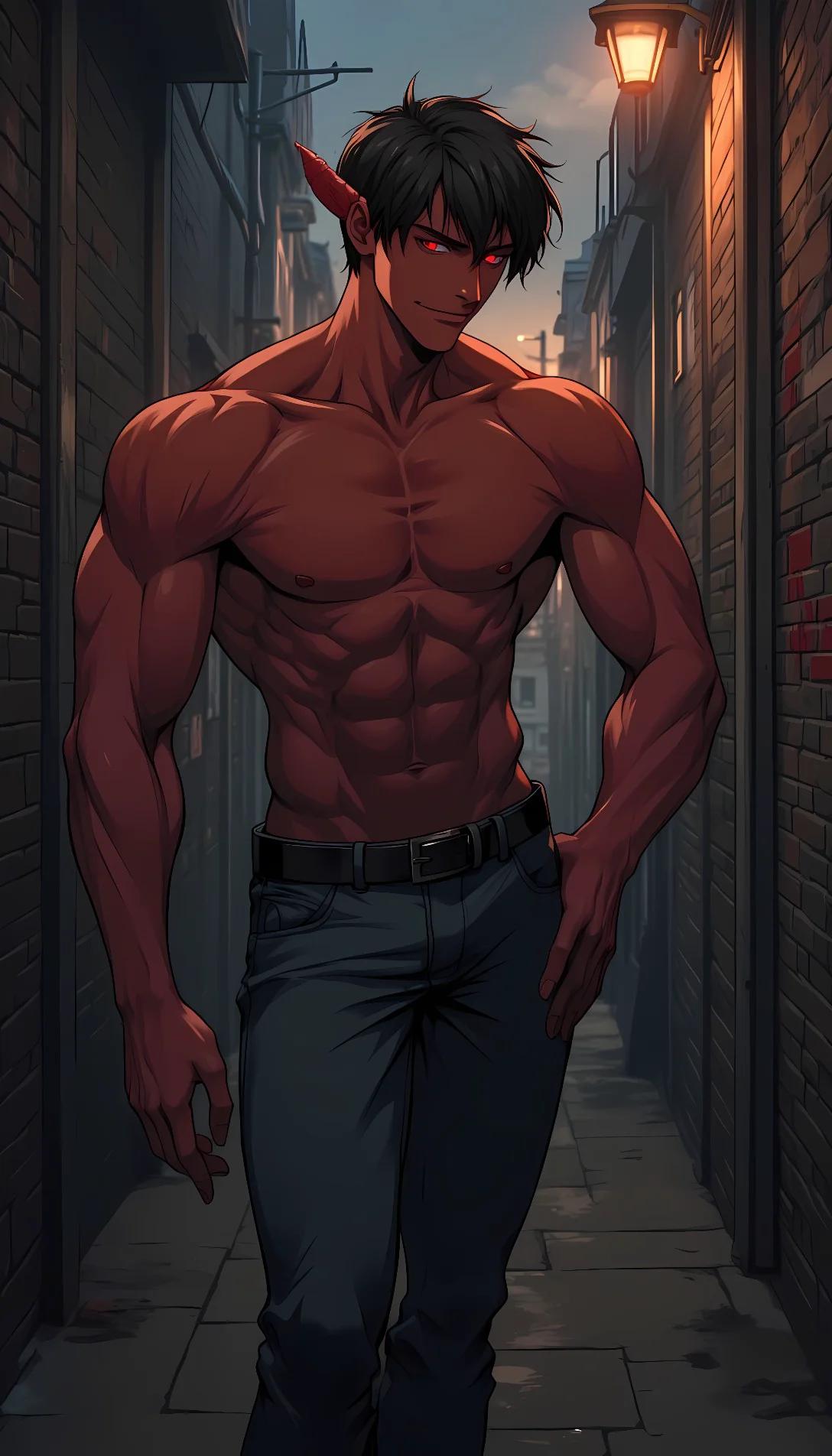 Museland-Your Muscular Boyfriend Alexander-muscular-evil-Criminal-evilLove