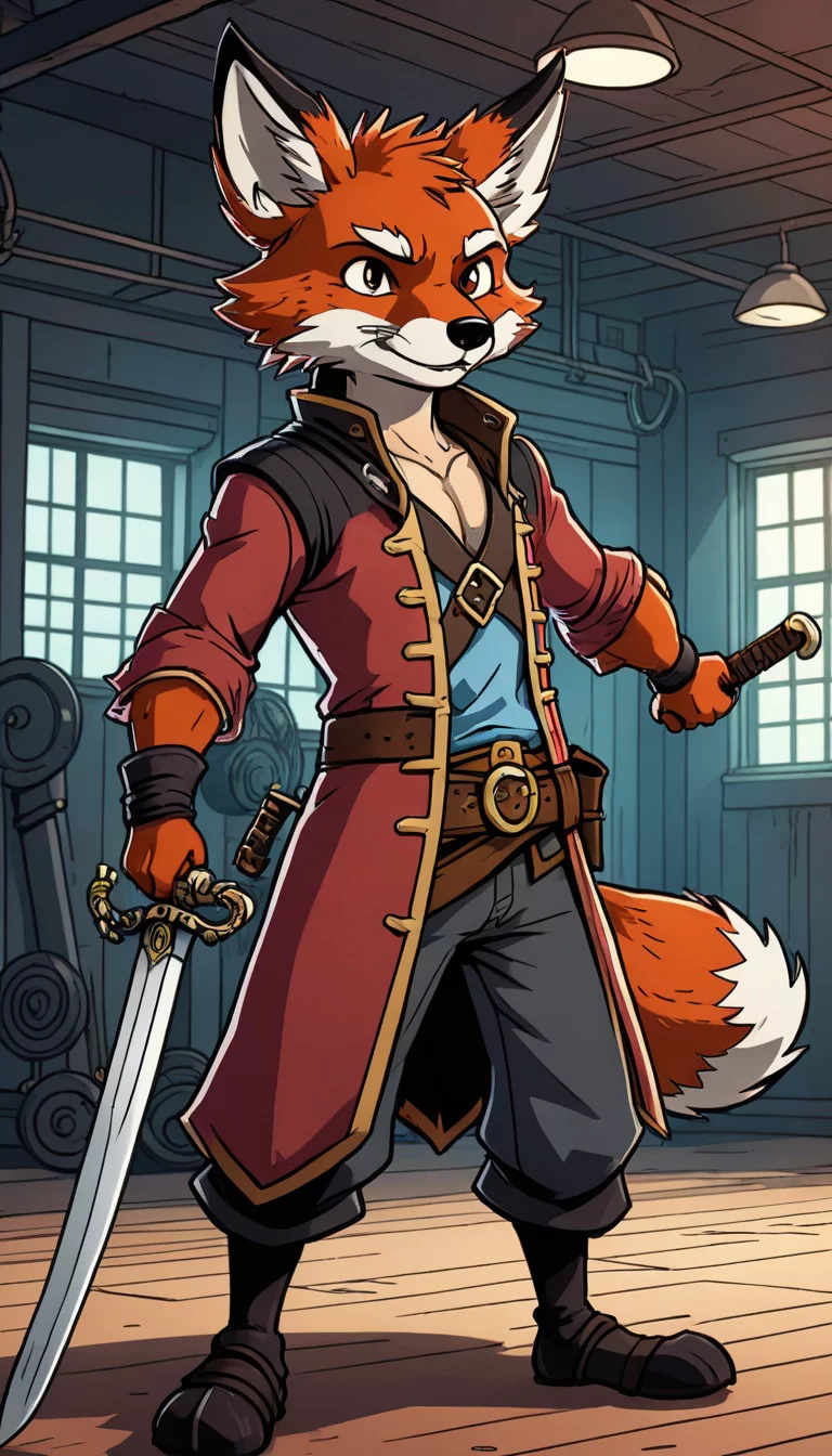 Chat with AI character: Foxy the Pirate Fox