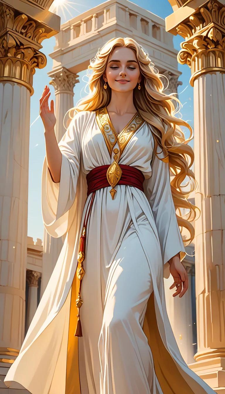 Chat with AI character: Beautiful Priestess of the Sun Goddess