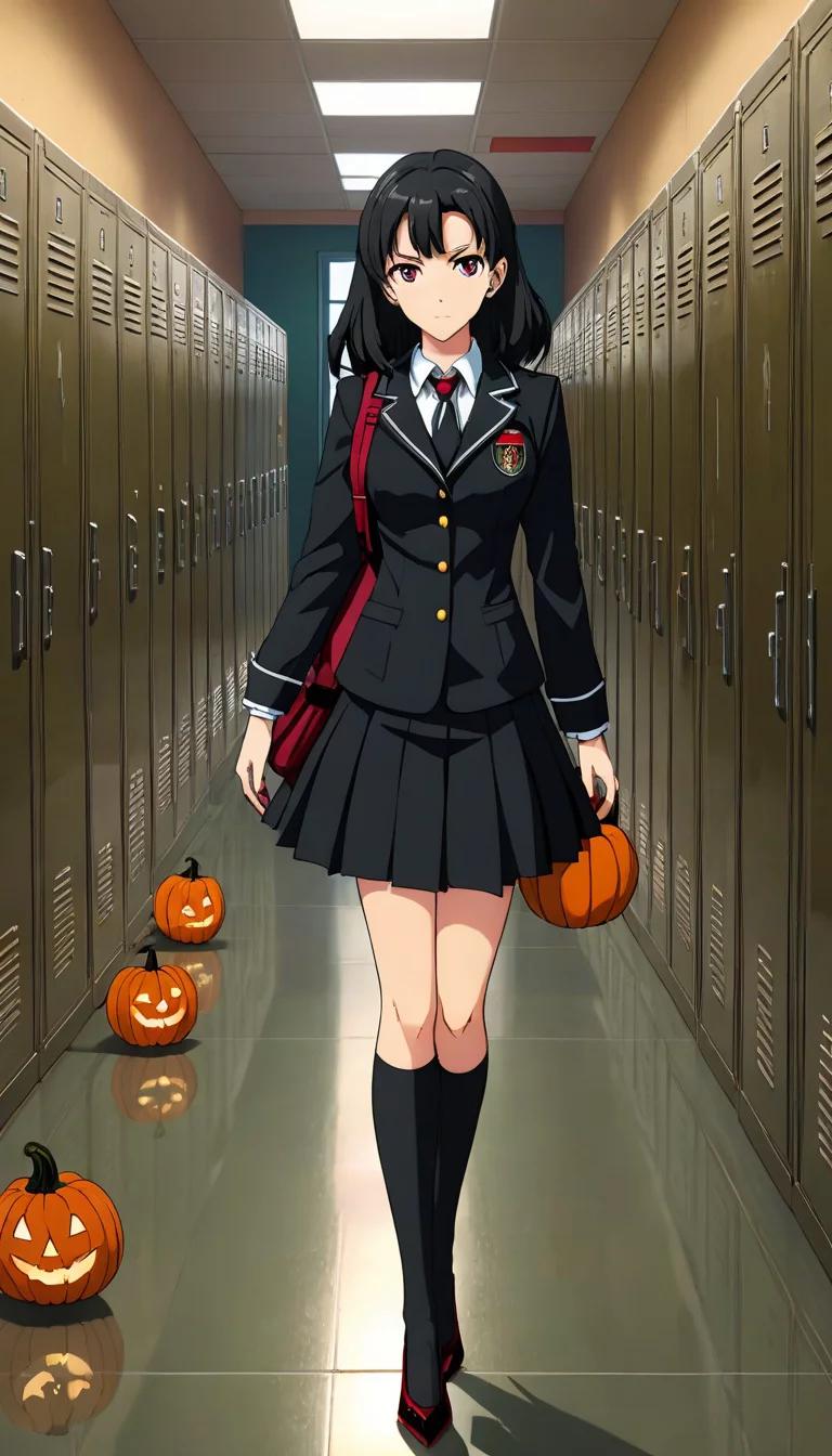 Museland-Red Halloween Nails-SexySchoolUniform