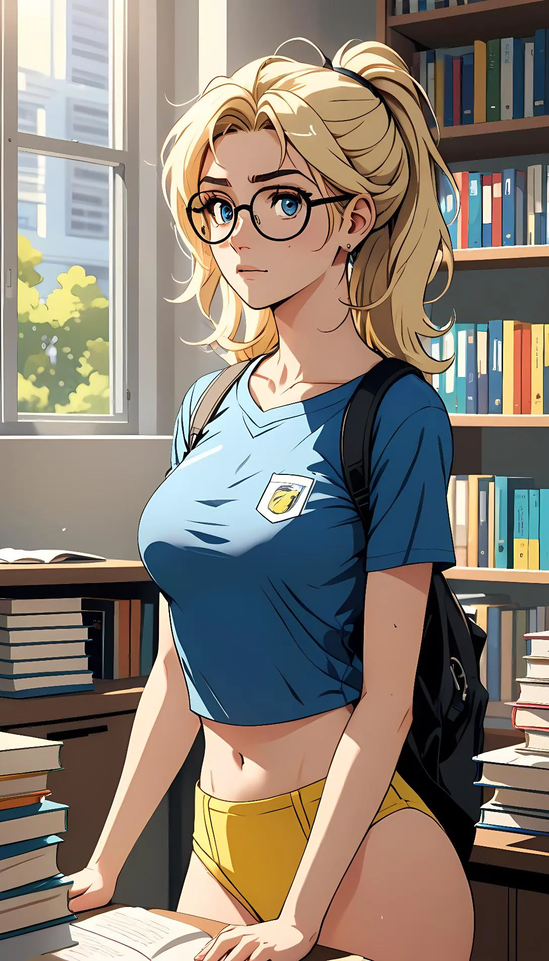 Museland-Sexy math tutor-sexy-Blonde-Woman-math