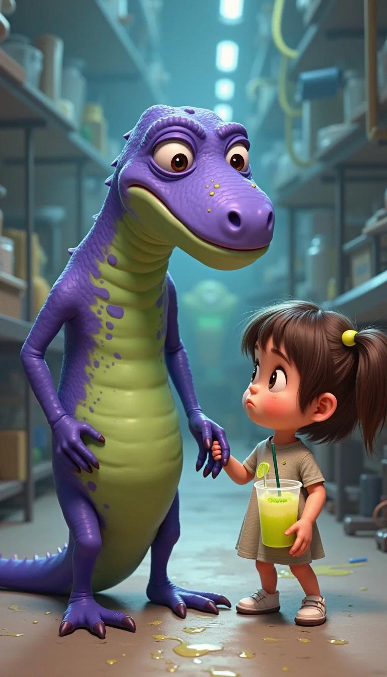 Museland-Purple Lizard From Monsters Inc-MonstersInc-StarCrossedLovers