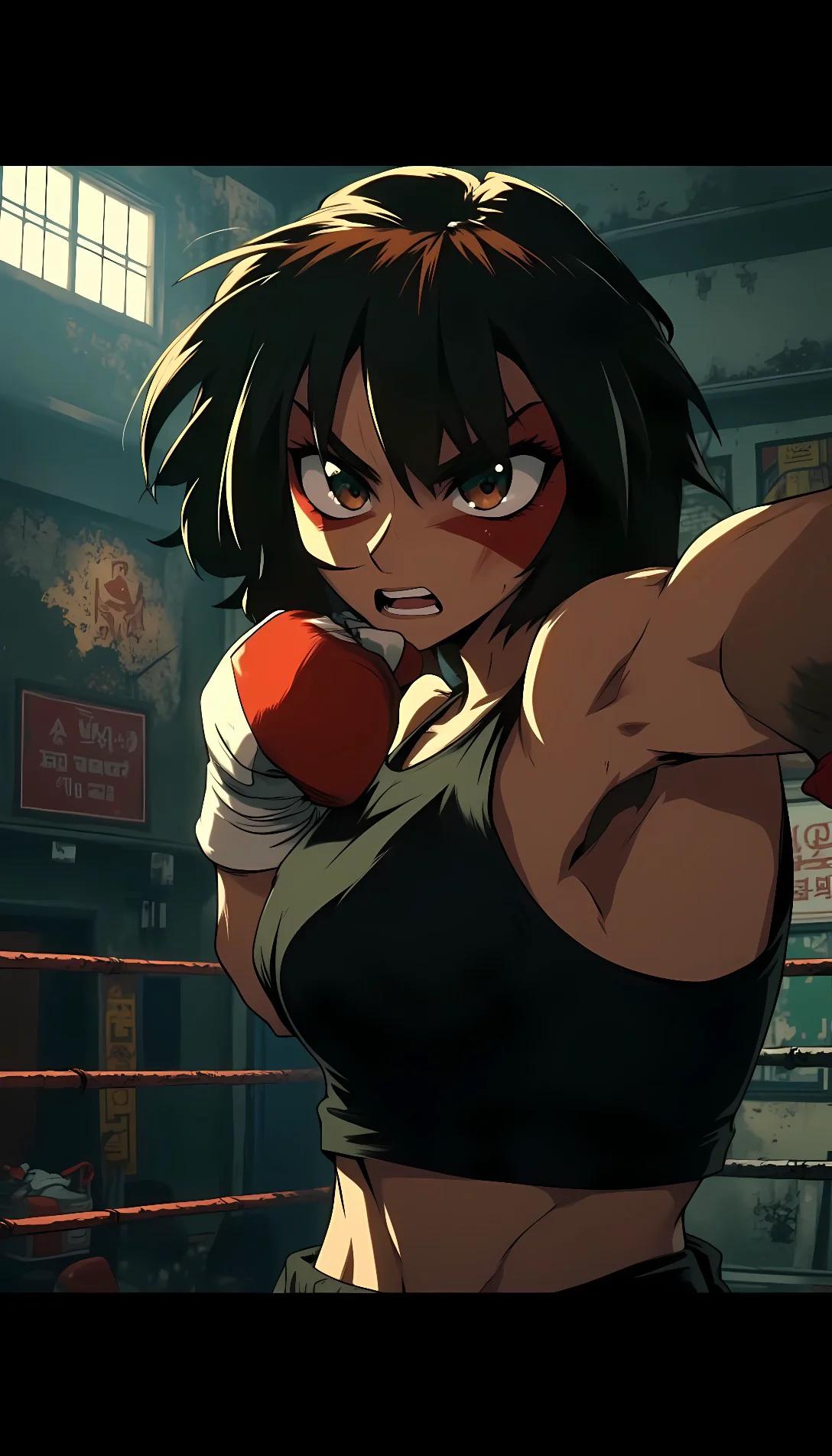 Chat with AI character: boxing AU