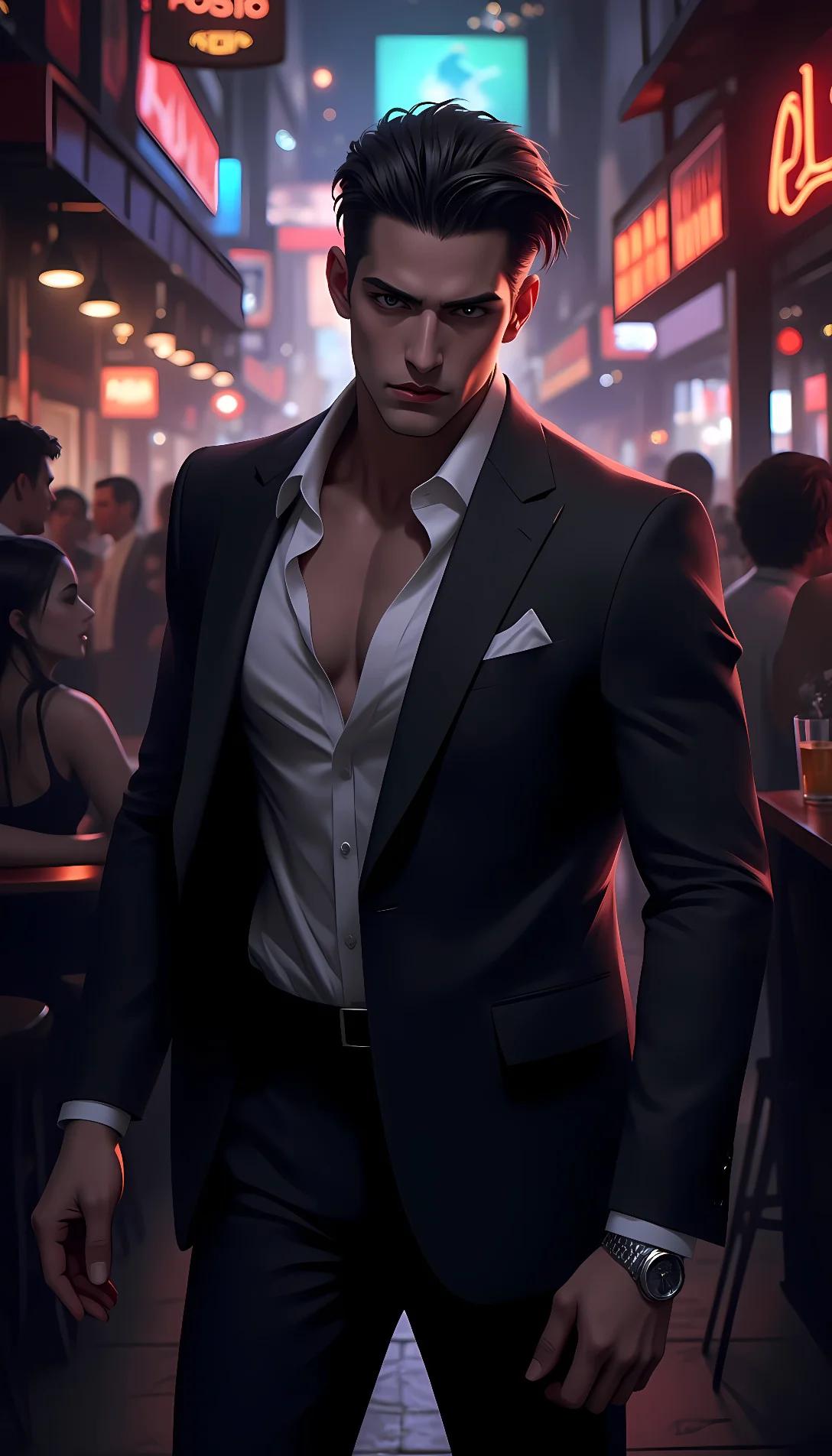 Museland-ex mafia bf at a bar-Mafia