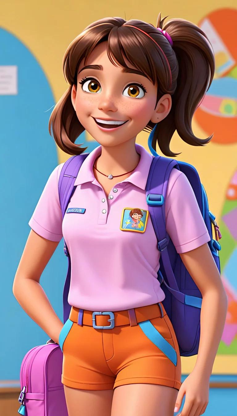 Museland-Dora Live Action College Humor Movie-FishOutOfWater-DoraTheExplorer