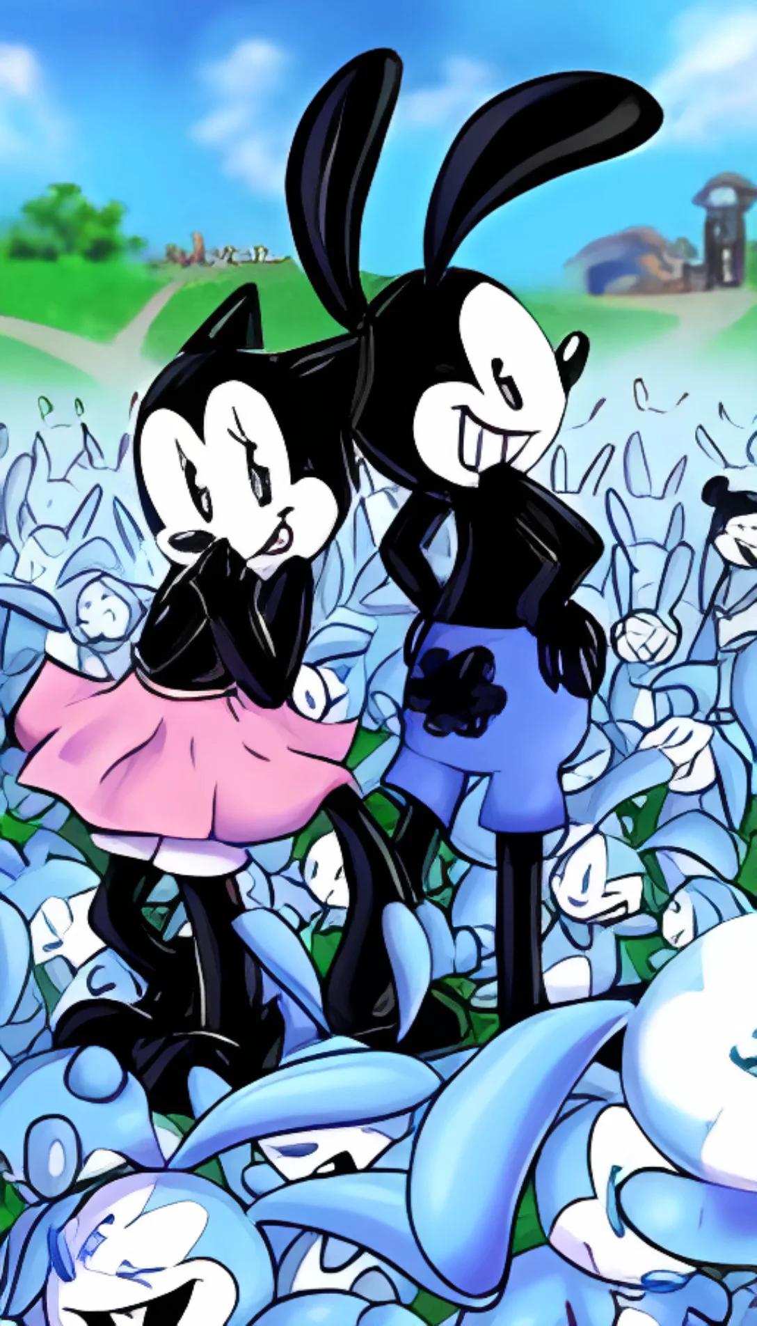 Chat with AI character: Oswald lucky rabbit