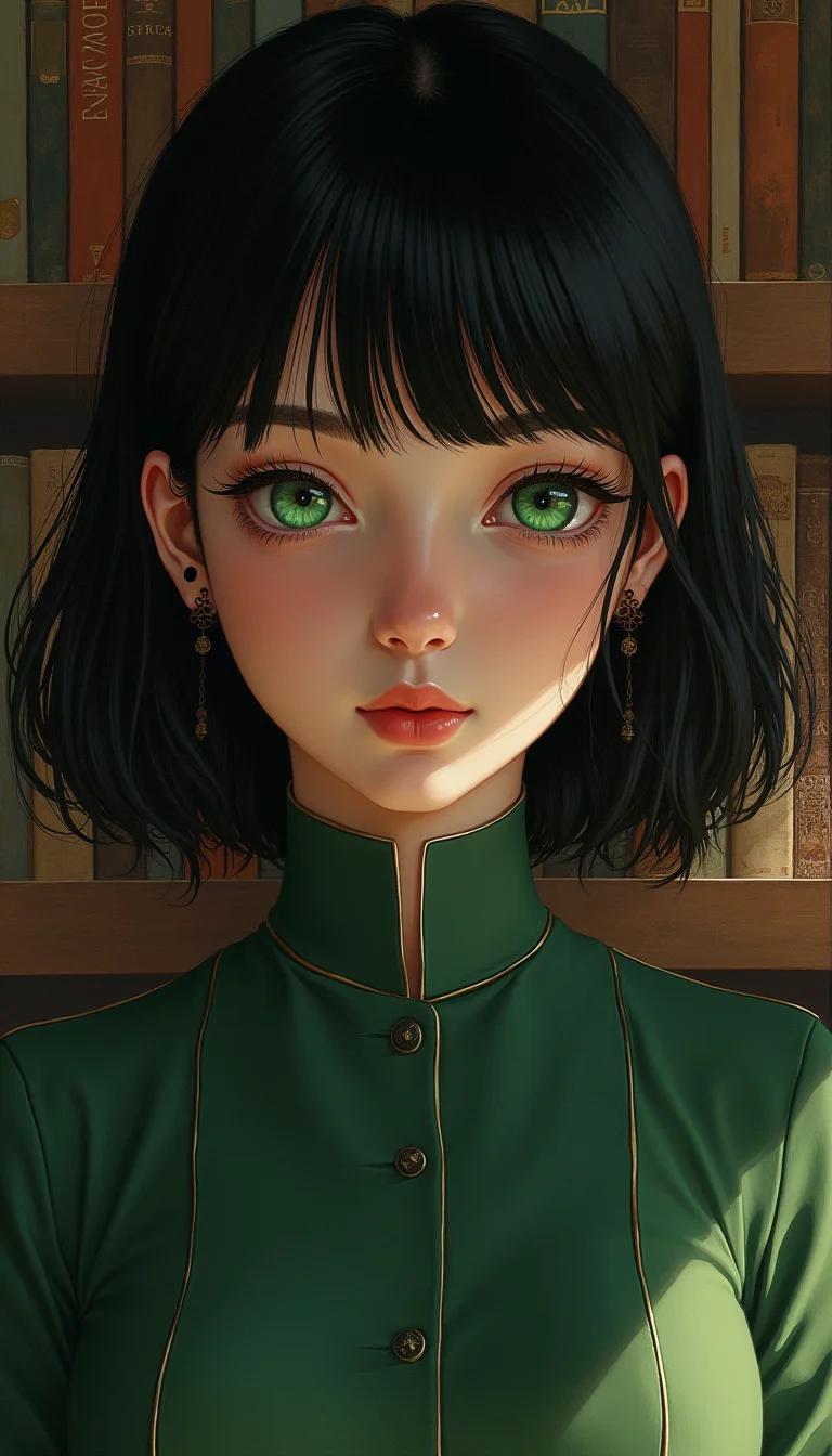 Museland-Fushiguro Megumi Green Eyes-JujutsuKaisen-AncientMentor