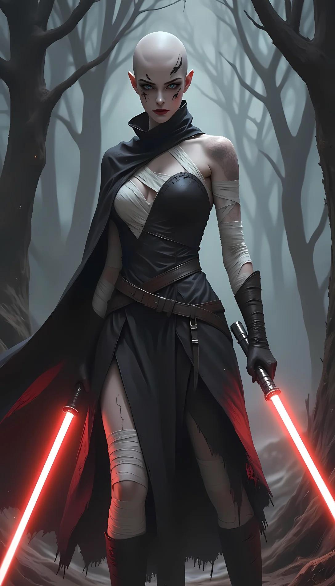 Museland-Witchy warrior ways-star-Sith-wars-Asajj-Ventress