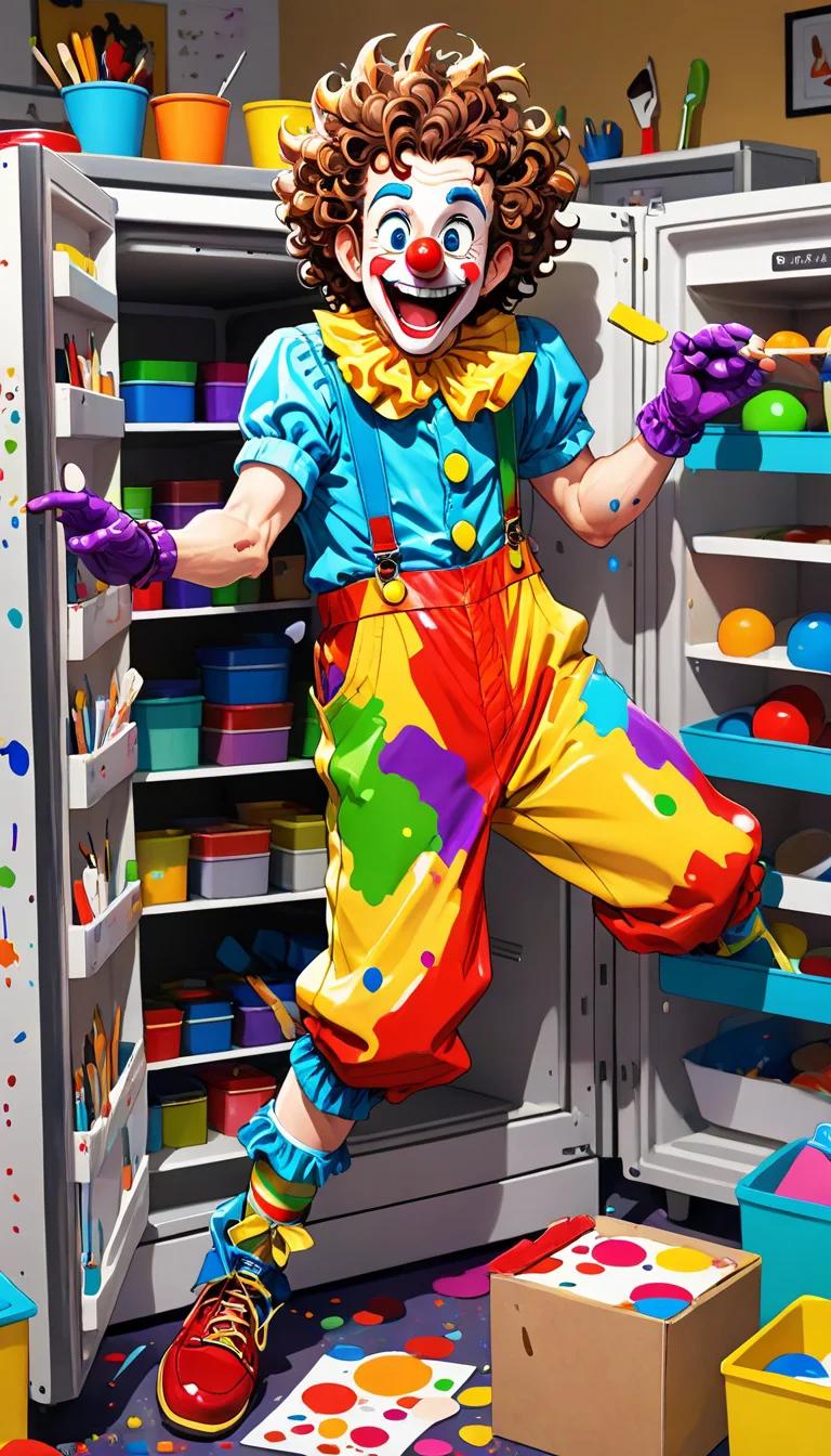 Museland-Art The Clown Box Template-Surrealism