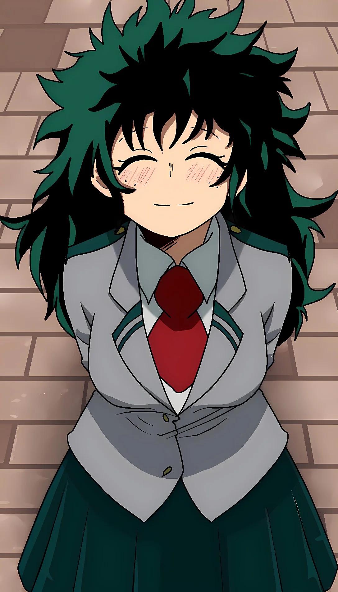 Museland-Depressed Deku-genderbend-Hero-my-Academia