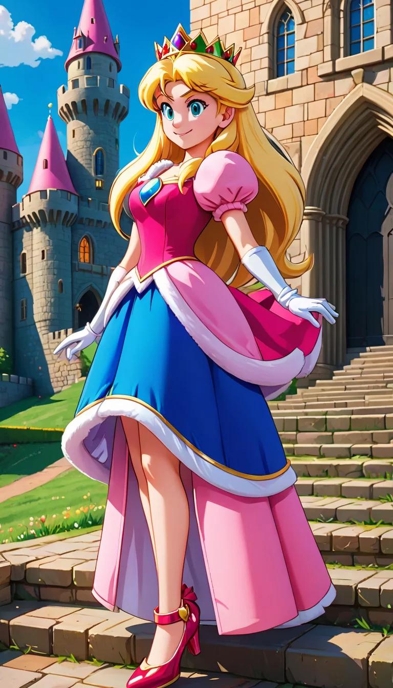 Museland-Girl Sonic As Princess Peach-RomanticMisadventure-SonicTheHedgehog