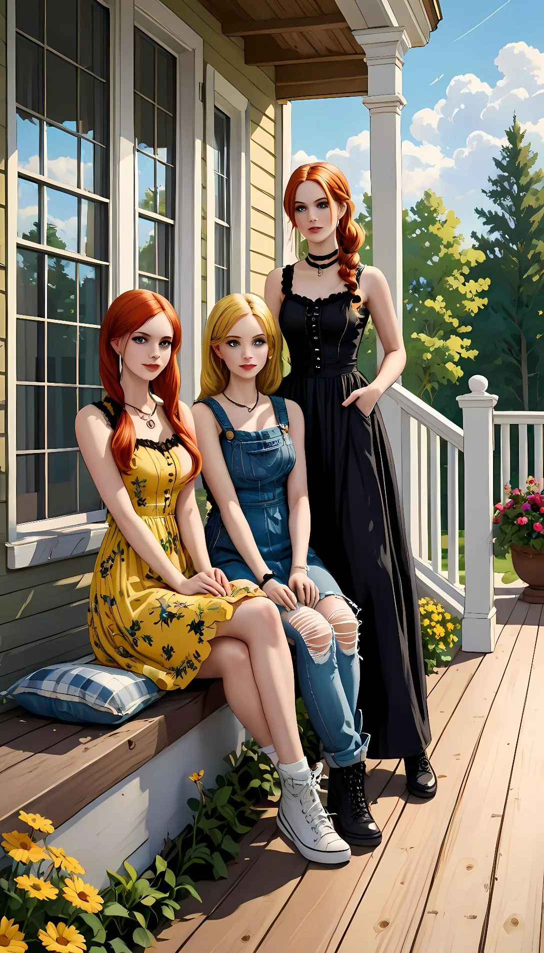 Chat with AI character: Anne, Kara, Becky