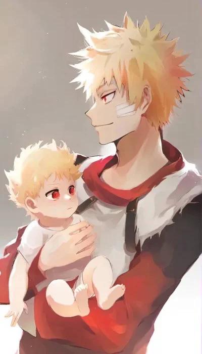 Museland-Splitting Bakugo’s Love 💕 -Romance-bakugo-Parenting-katsuki