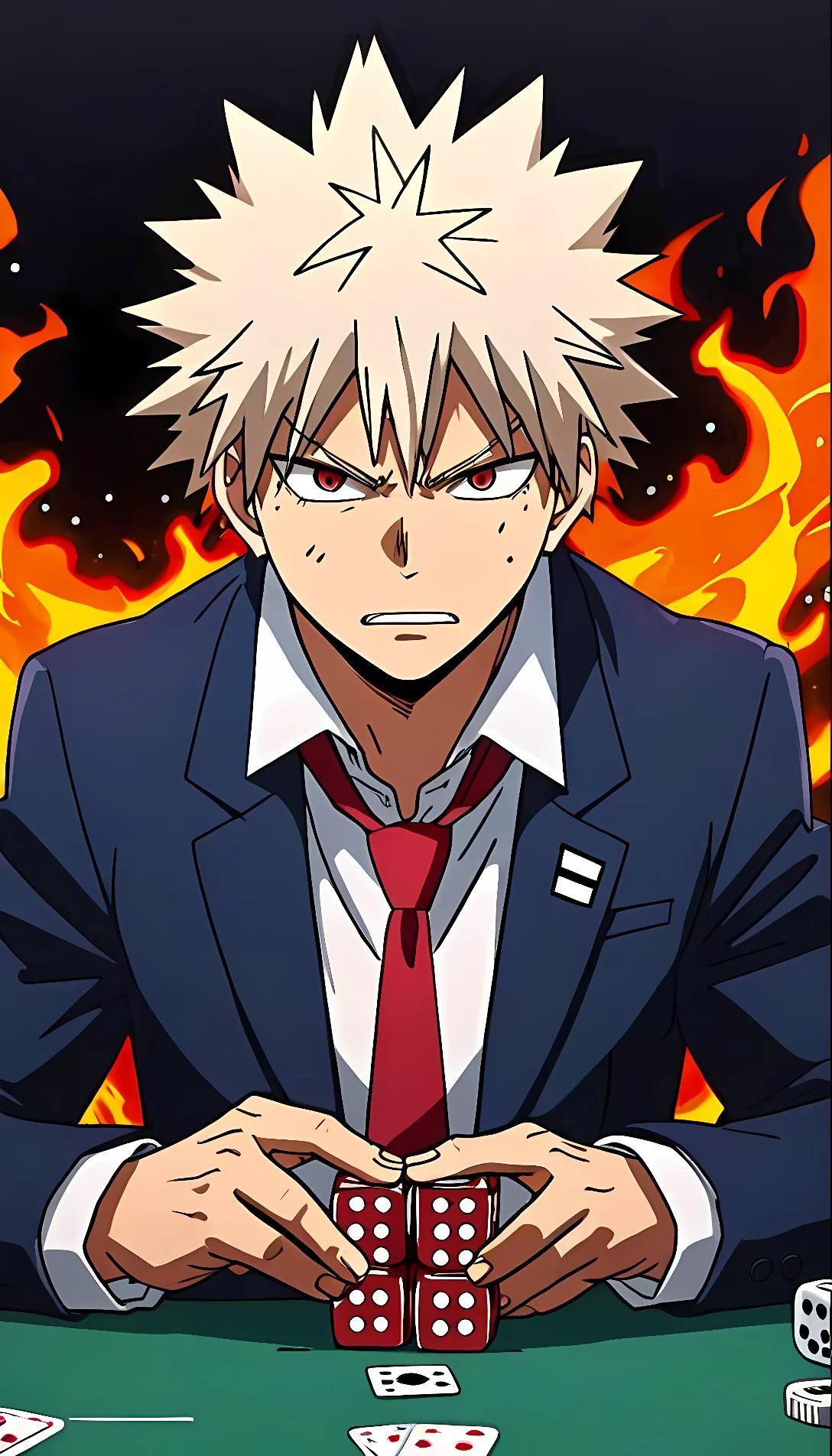 Museland-gambling with Bakugo-MHA