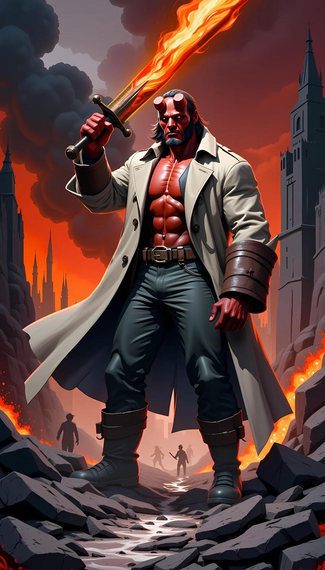 Museland-It's Getting Hot In Here-Hellboy