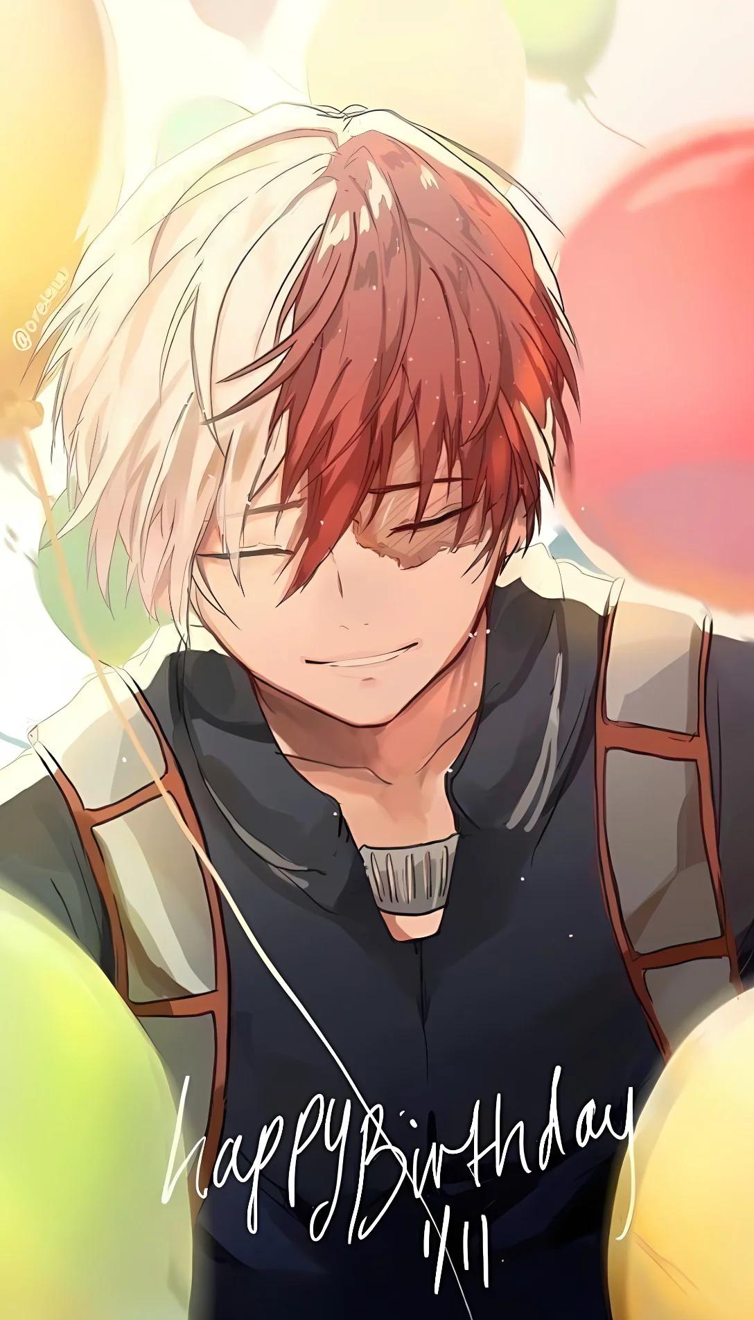 Museland-Celebrating Todoroki’s birthday -anime-Birthday-MHA-Todoroki-shoto