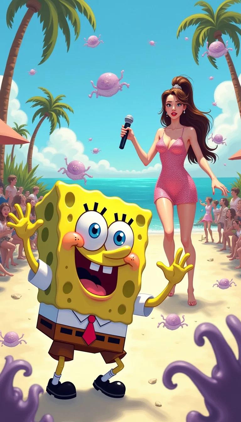 Museland-Spongebob Ariana Grande-FishOutOfWater-SpongeBobSquarepants